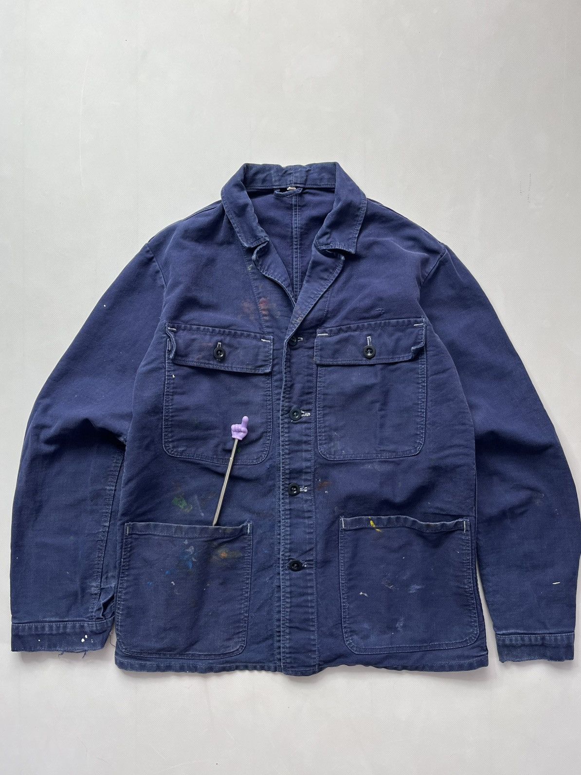 Vintage Vintage Spilag work jacket Size US S / EU 44-46 / 1 - 14 Thumbnail