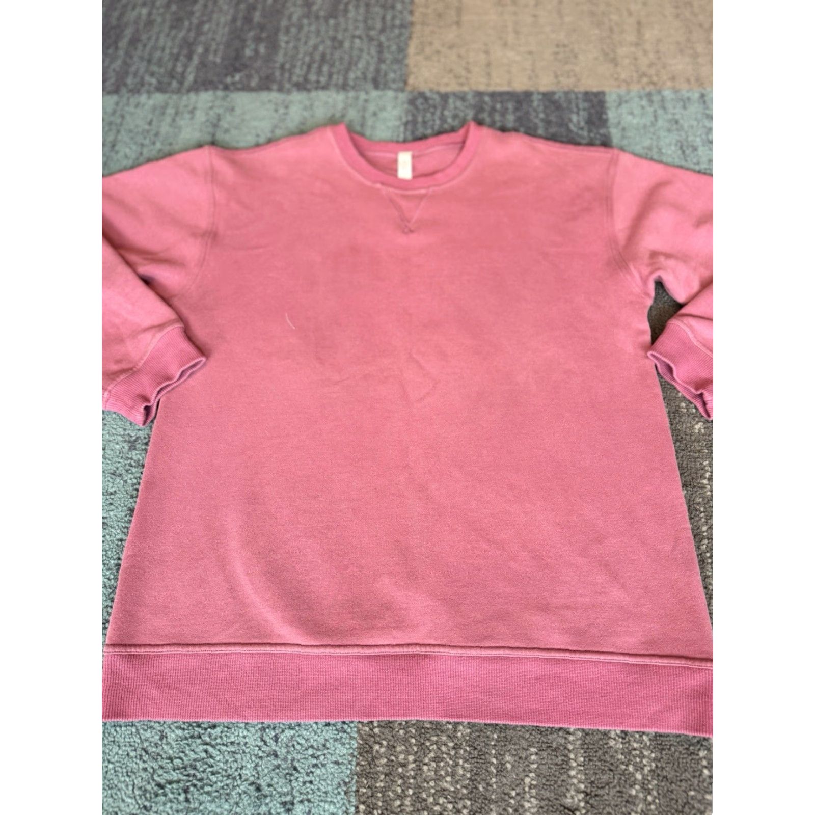 Lululemon LULULEMON All Yours Crew Sweatshirt Women Large Pink Terry Size L / US 10 / IT 46 - 2 Thumbnail