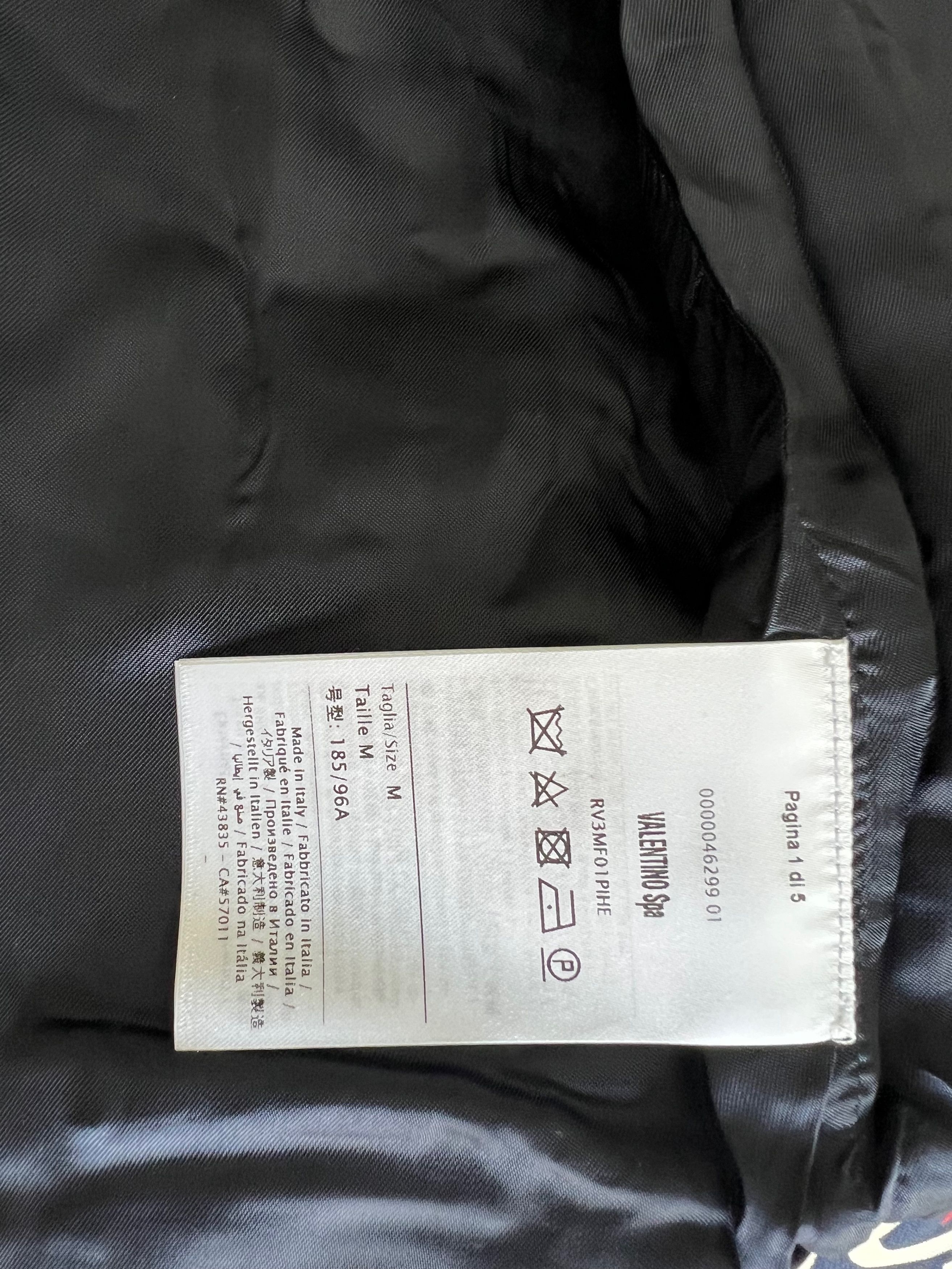 Valentino Valentino Blue Logo Track Jacket, Size M Size US M / EU 48-50 / 2 - 4 Thumbnail