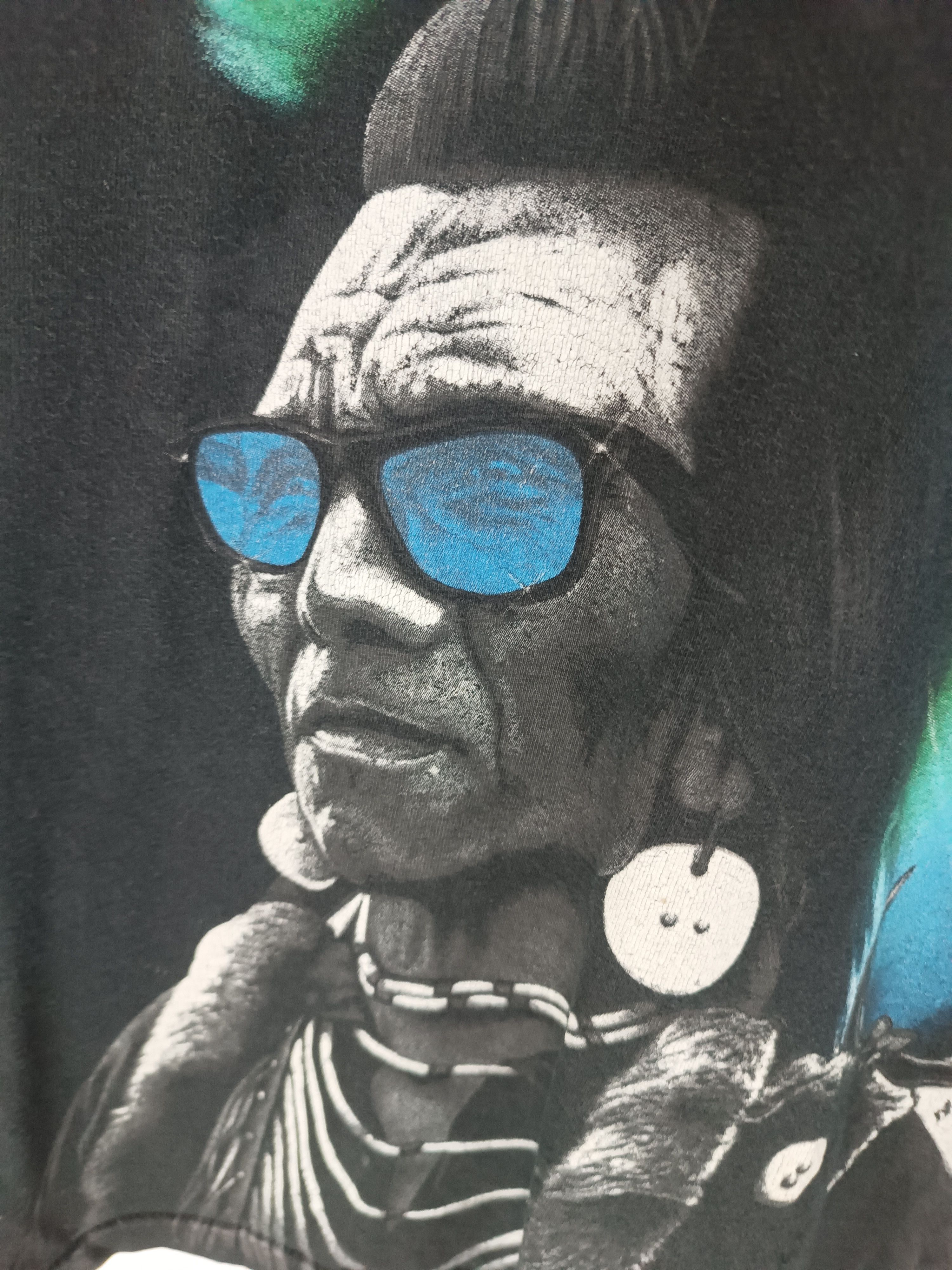 Rook VINTAGE ROOK CHIEF RED INDIAN GLASSES JOE KING ART TEE Size US M / EU 48-50 / 2 - 8 Thumbnail