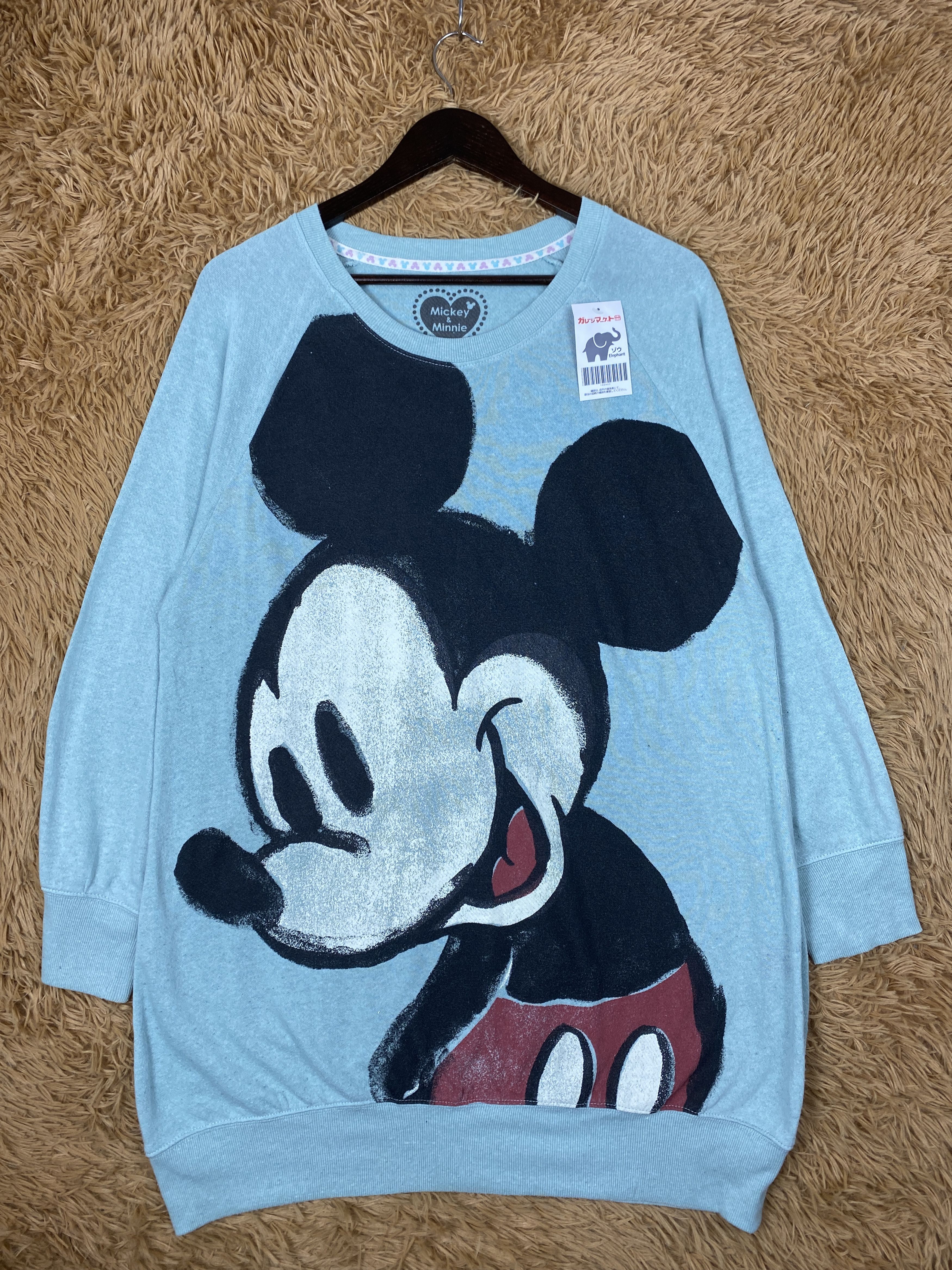 Disney Vintage Disney Mickey & Minnie Sweatshirts PJ0384 Size US L / EU 52-54 / 3 - 1 Thumbnail