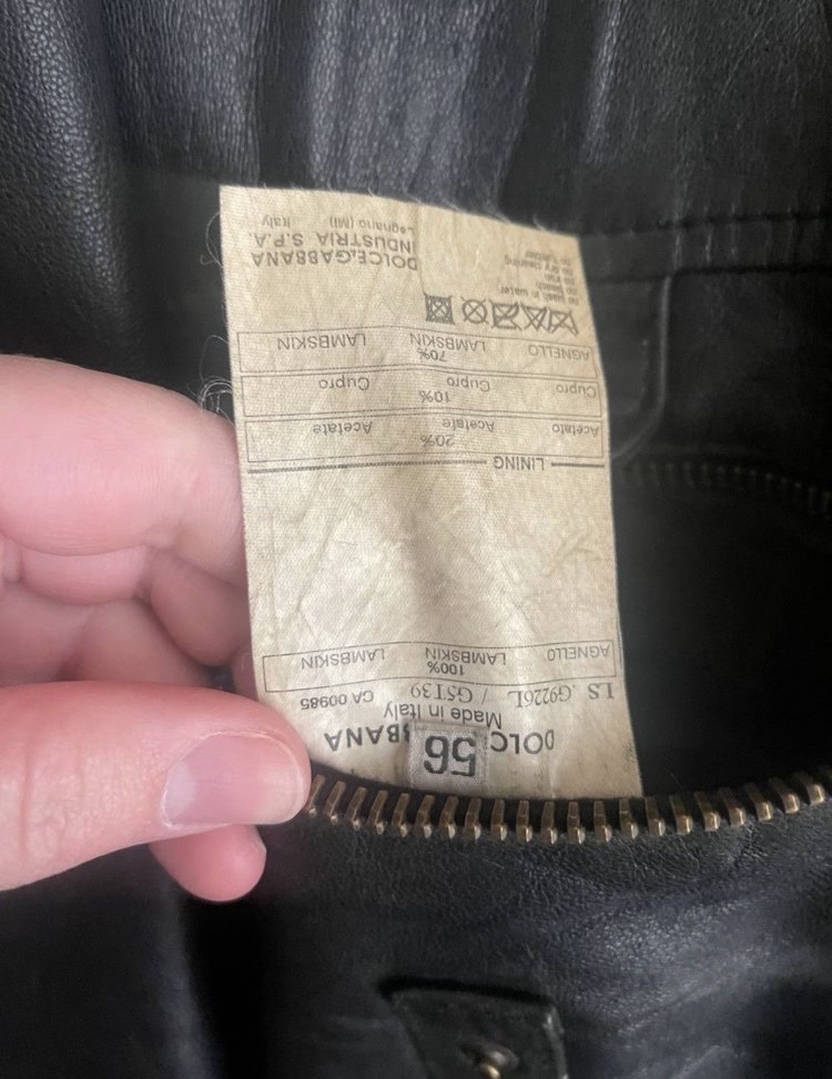 Dolce & Gabbana Dolce gabbana vintage leather jacket Size US XL / EU 56 / 4 - 2 Thumbnail