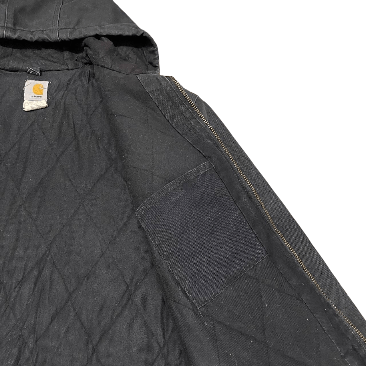 Carhartt Vintage Carhartt Distressed Active Jacket J140 BLk Size US XXL / EU 58 / 5 - 10 Thumbnail
