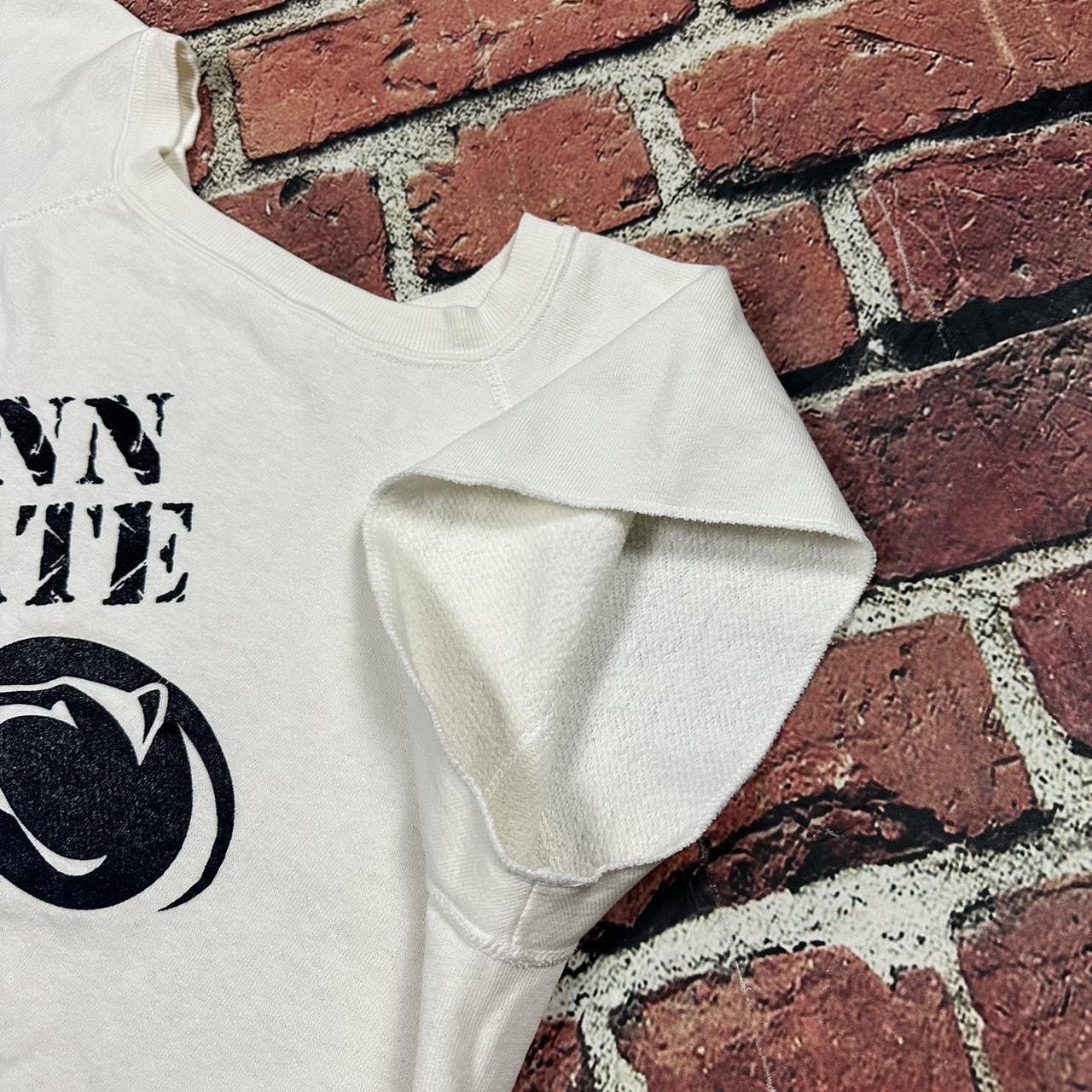 NCAA Vintage Penn State Short Sleeve Raglan Sweatshirt 70s/80s Size US L / EU 52-54 / 3 - 5 Thumbnail