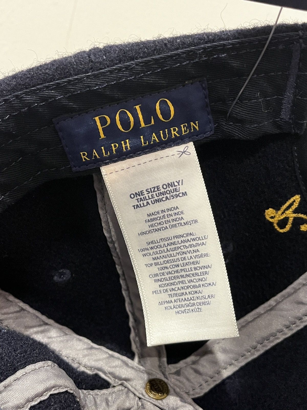 Ralph Lauren Polo Ralph Lauren Wool Varsity Baseball Hat (unisex) Size ONE SIZE - 20 Thumbnail