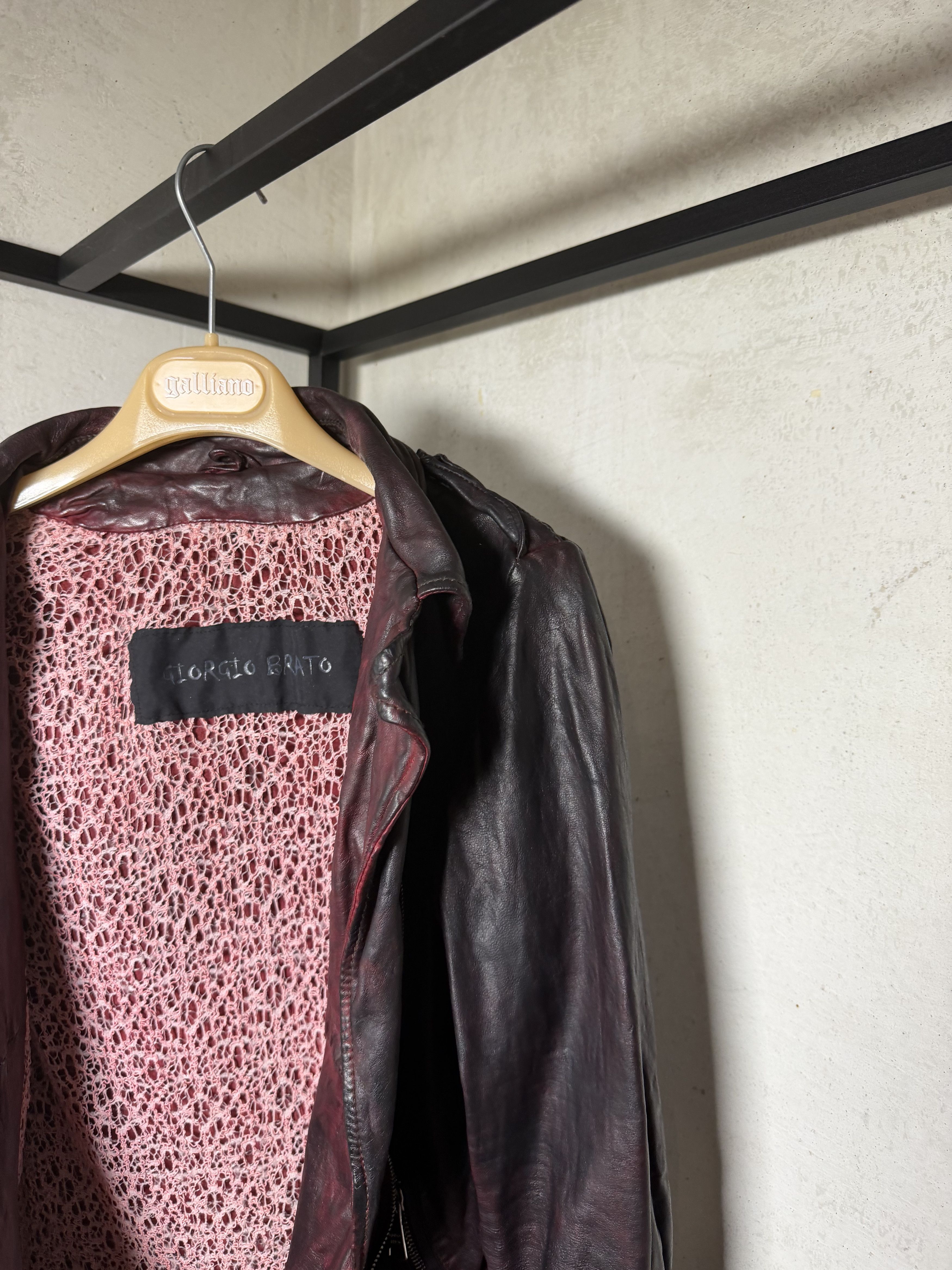 Giorgio Brato Giorgio Brato Sheep Skin Leather Biker Jacket Size M / US 6-8 / IT 42-44 - 13 Thumbnail