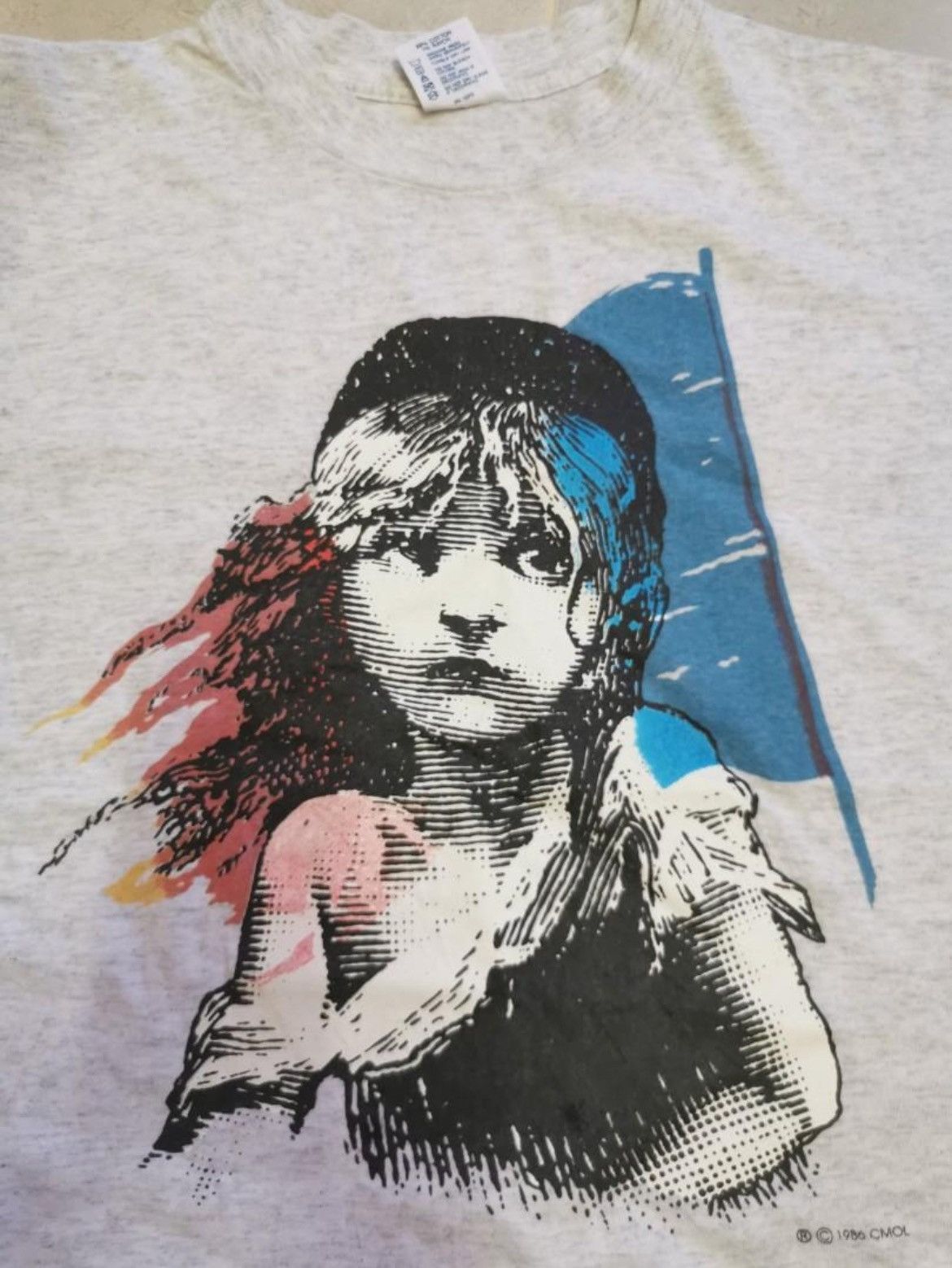 Band Tees × Novesta Vintage 80s Les Miserables novelist Size US M / EU 48-50 / 2 - 1 Thumbnail