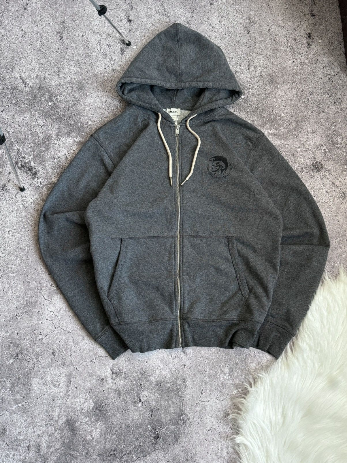 Diesel × Vintage Vintage Diesel Y2K zip hoodie logo size L Size US L / EU 52-54 / 3 - 4 Thumbnail