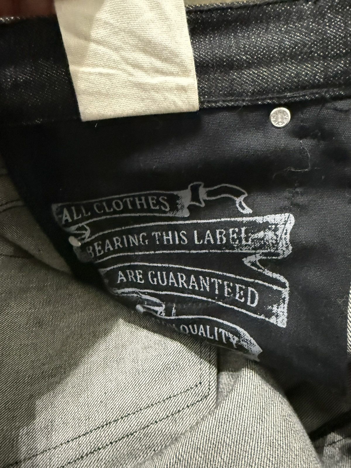 No Faith Studios No faith studios black selvedge Loose Fit Size US 32 / EU 48 - 8 Thumbnail