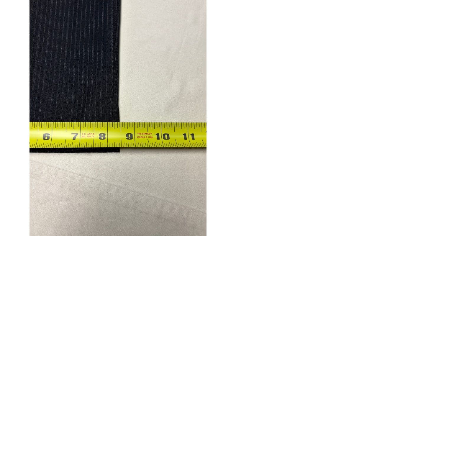 Ralph Lauren Lauren Ralph Lauren 3 Piece Suit Wool Charcoal Black Blazer Vest Trousers 42L Blue Pinstripe Men Adults Formal Business Wedding Size 42R - 11 Thumbnail