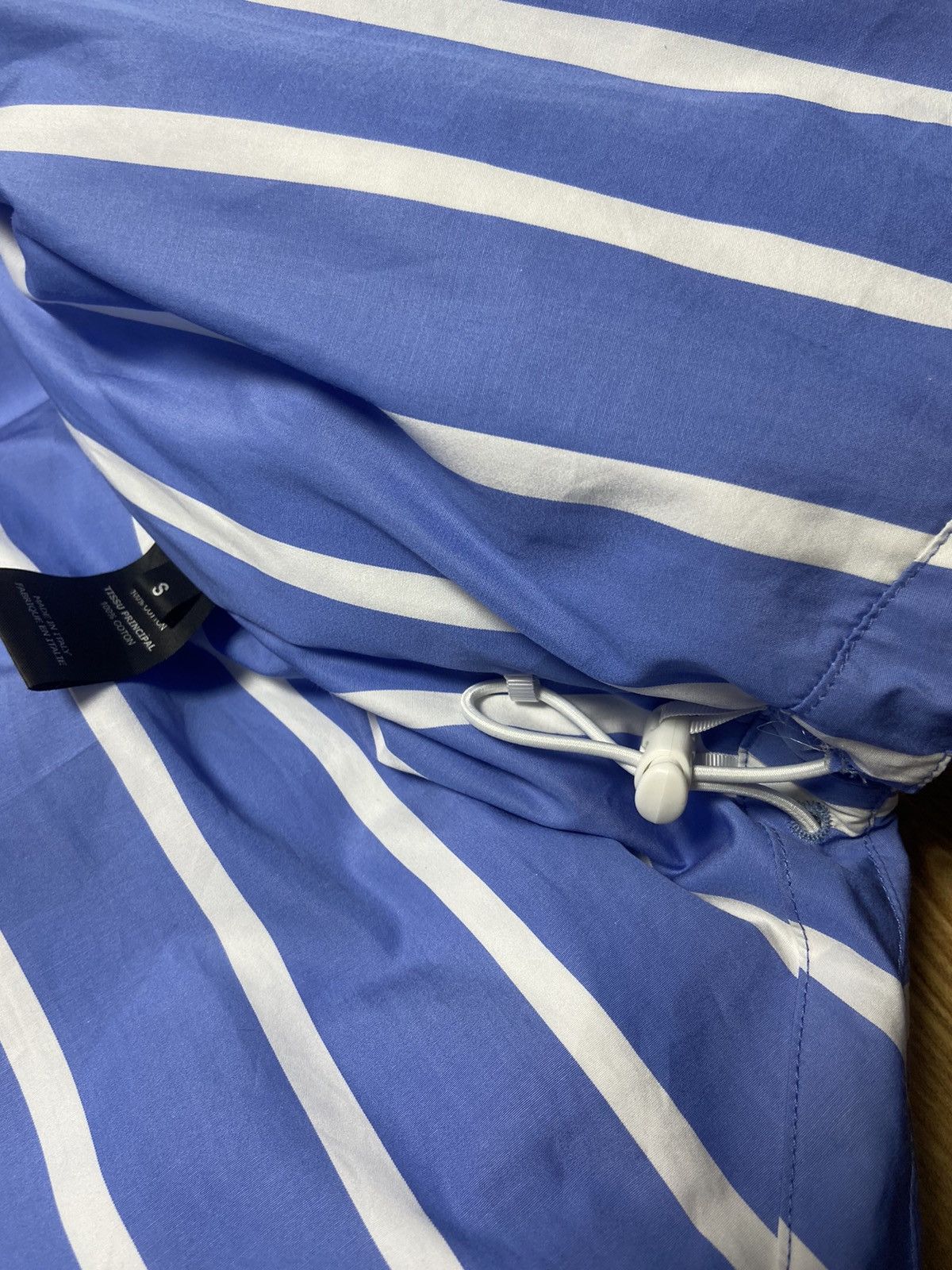 Vetements BNWT) S Vetements Puffer striped shirt jacket Size US S / EU 44-46 / 1 - 6 Thumbnail