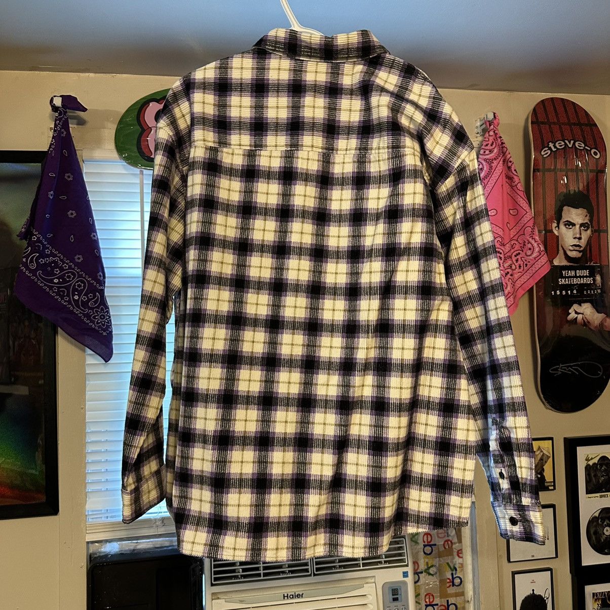 H&M H&M: Oversized Fit Corduroy Shirt (Purple Plaid) Size US L / EU 52-54 / 3 - 2 Thumbnail