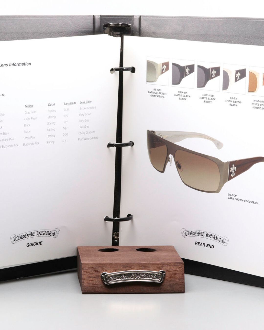 Chrome Hearts 2002 REAR END Mahogany Sunglasses Size ONE SIZE - 2 Thumbnail