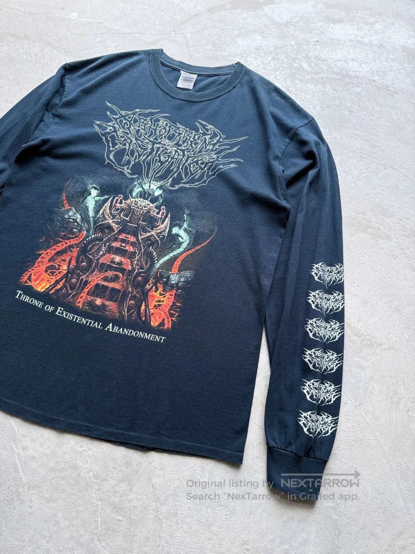 Vintage Vintage 00s Abhorrent Castigation Band Tee. Size US L / EU 52-54 / 3 - 2 Thumbnail