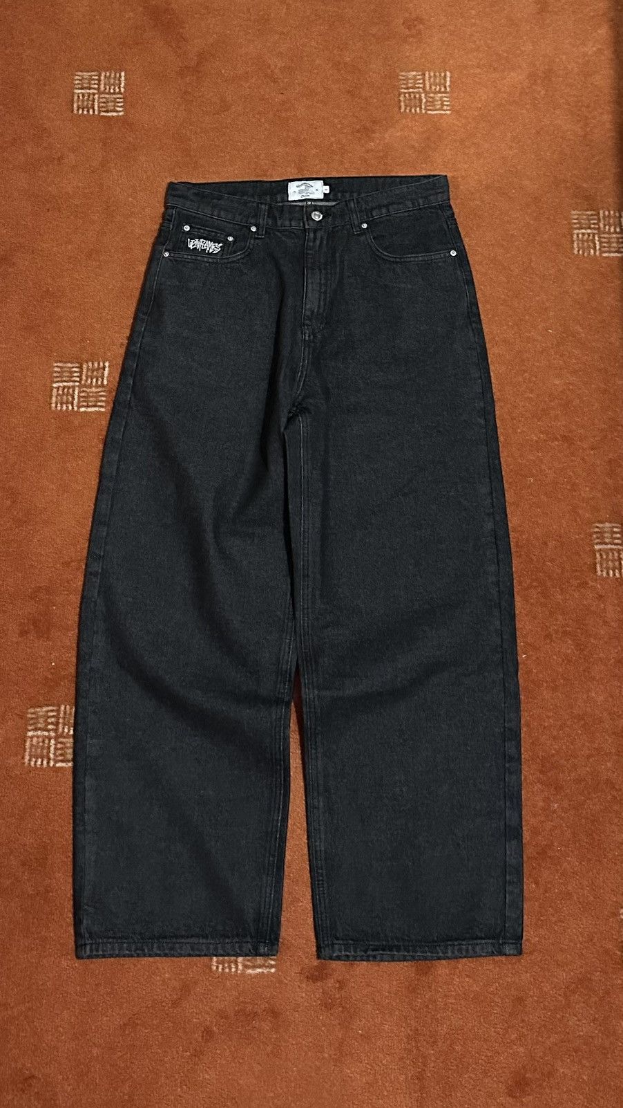 Other Up In Flames Black Denim Jeans Size US 30 / EU 46 - 3 Thumbnail