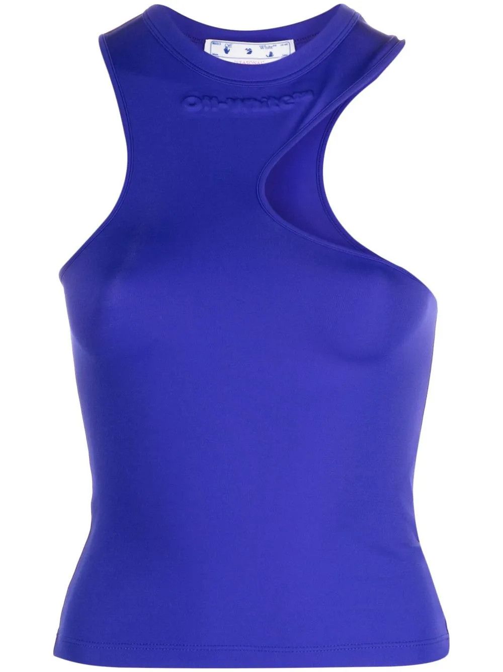 Off-White o1y1225 Crop Top in Bright Blue Size S / US 4 / IT 40 - 1 Thumbnail