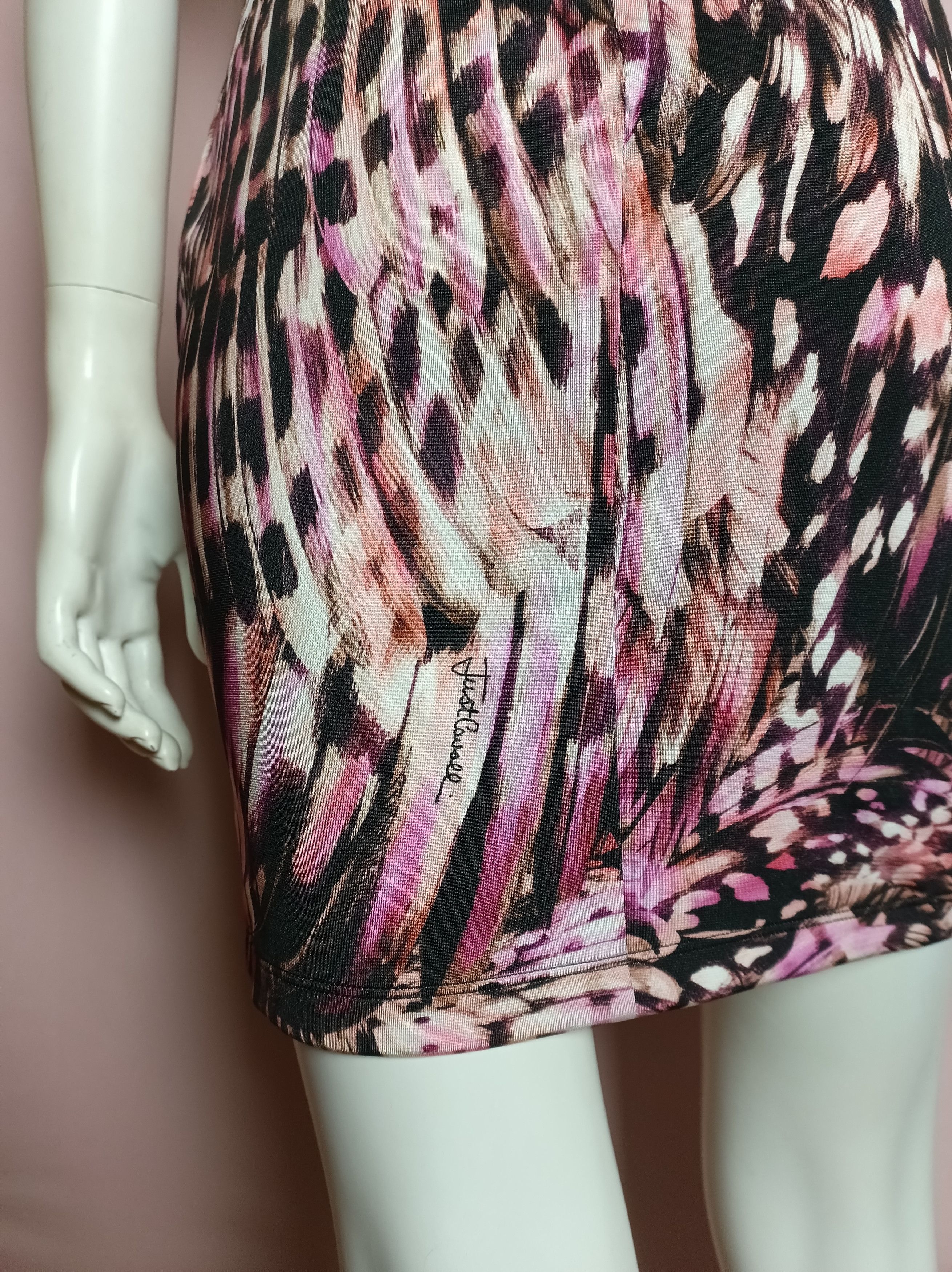 Roberto Cavalli NWT Just Cavalli by Roberto Cavalli Feather Print Dress Size M / US 6-8 / IT 42-44 - 12 Thumbnail