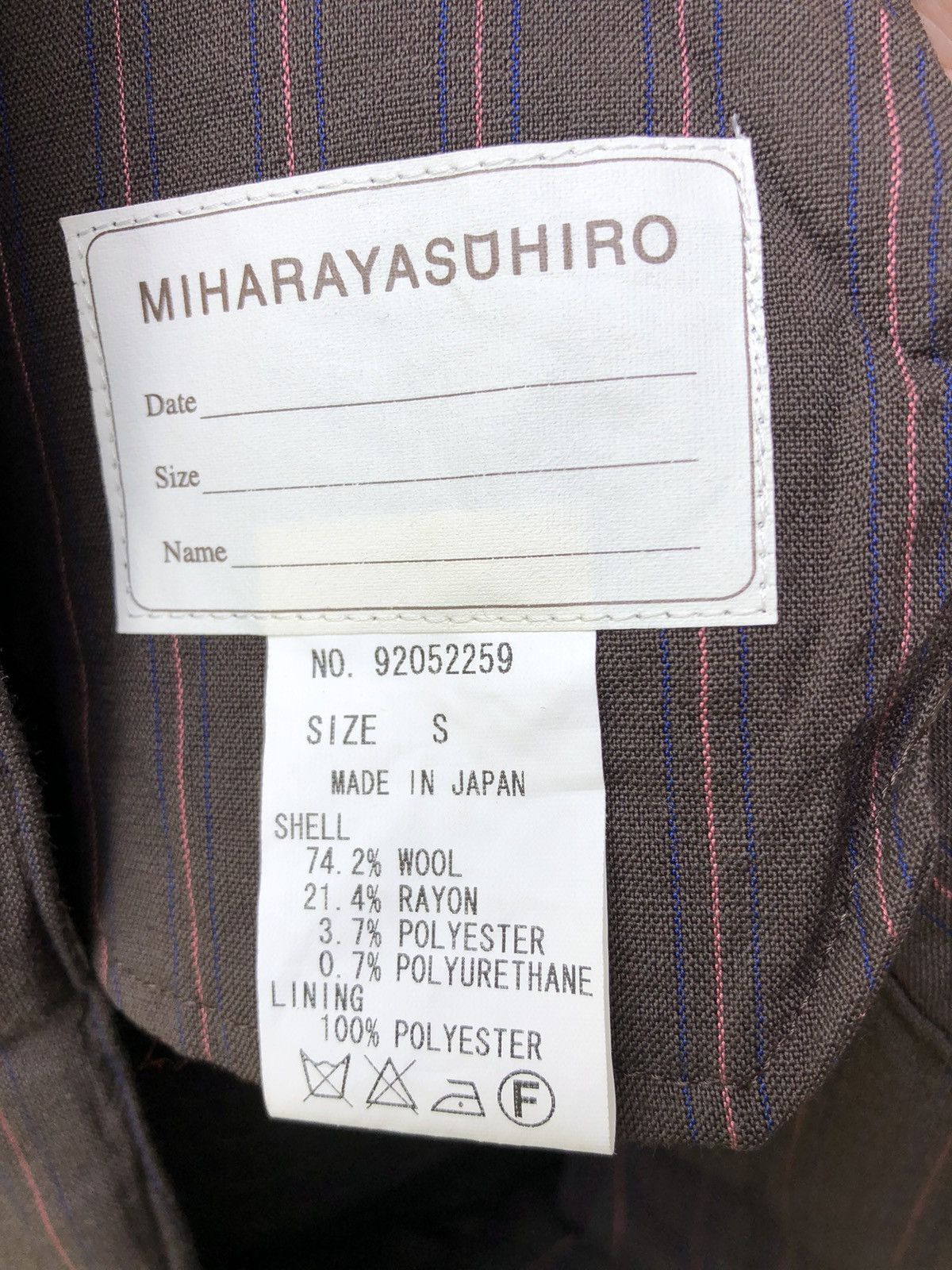 If Six Was Nine × Japanese Brand × Maison MIHARA YASUHIRO Miharayasuhiro Pencil Stripe Raw Seam Maxi Skirt Size 27" / US 4 / IT 40 - 11 Thumbnail