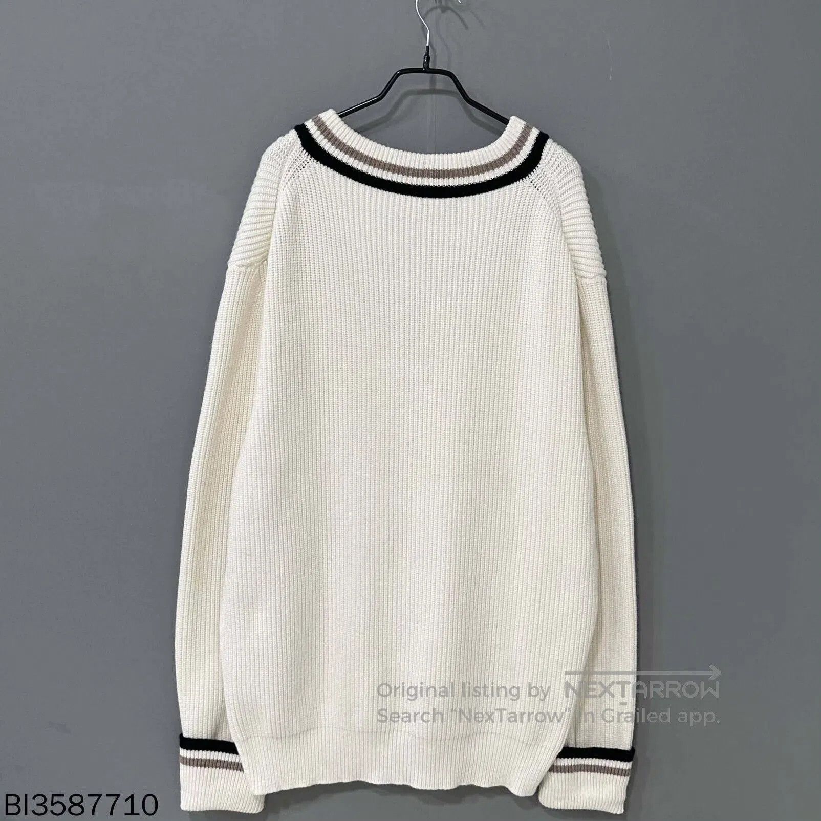 Louis Vuitton louis vuitton logo knitted sweater. Size US M / EU 48-50 / 2 - 2 Thumbnail