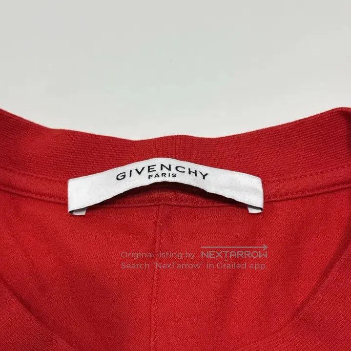 Givenchy Givenchy Red Graphic Short-Sleeve Unisex Shirt. Size US S / EU 44-46 / 1 - 4 Thumbnail