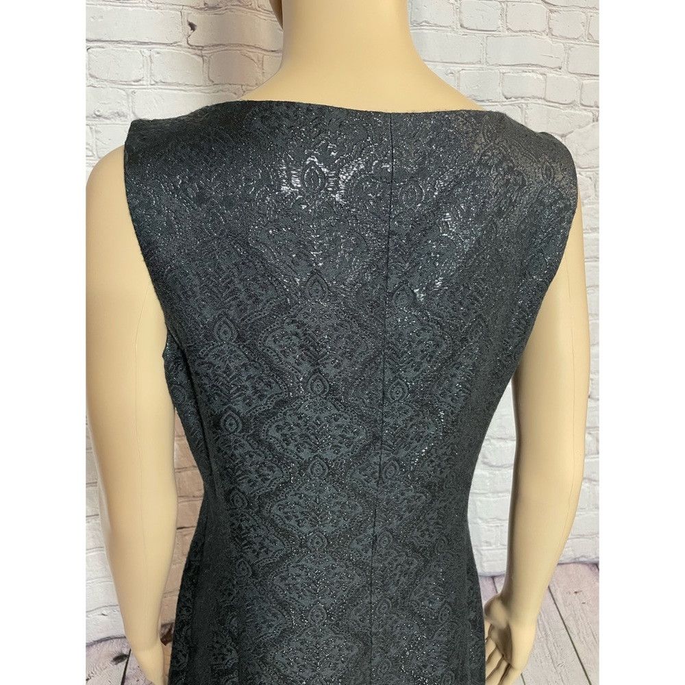 Banana Republic New Banana Republic Black Silk Blend Sleeveless Shift Dress Size M / US 6-8 / IT 42-44 - 5 Thumbnail