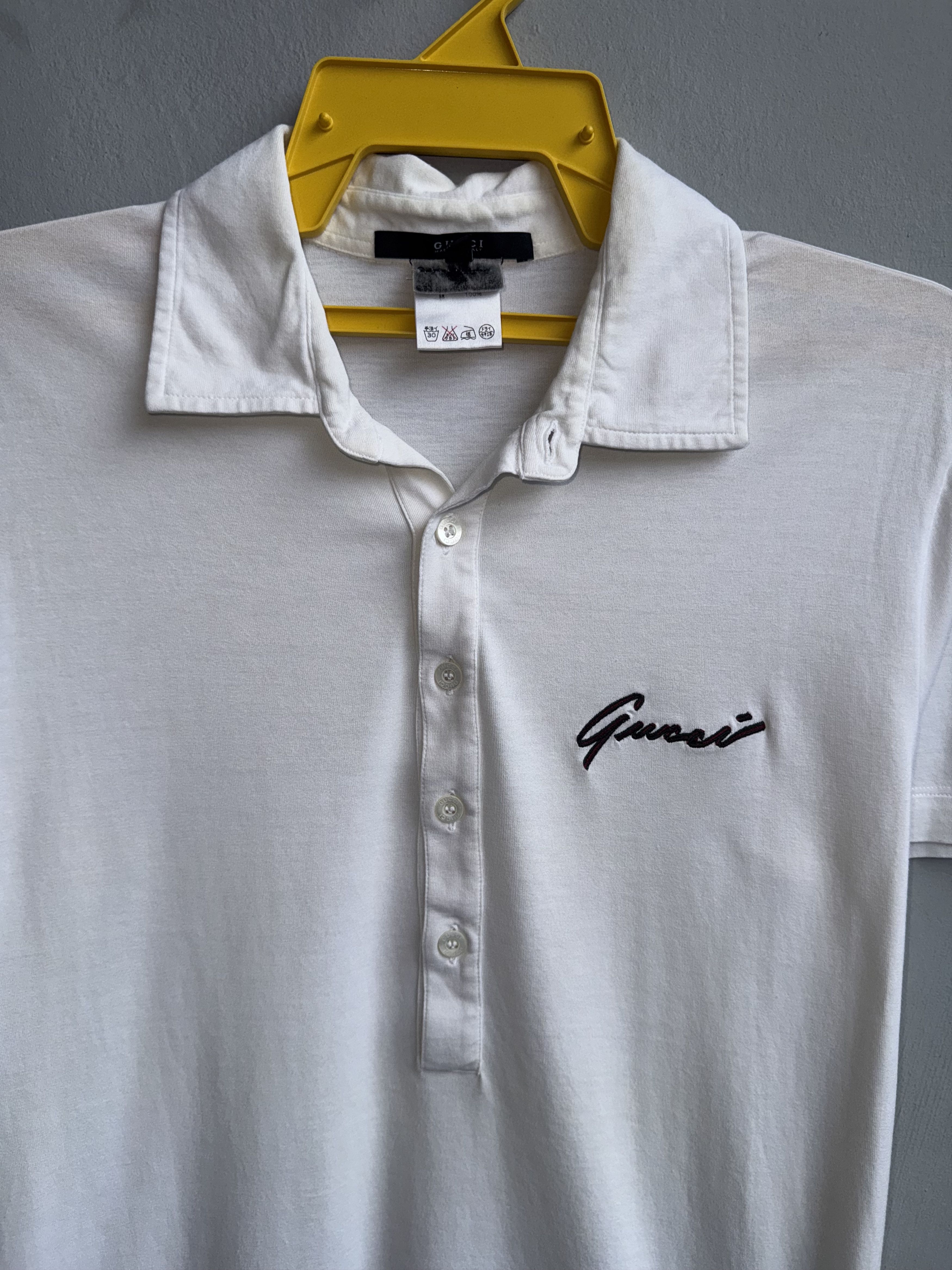 Gucci Gucci Luxury Polo Vintage Shirt Size L / US 10 / IT 46 - 2 Thumbnail