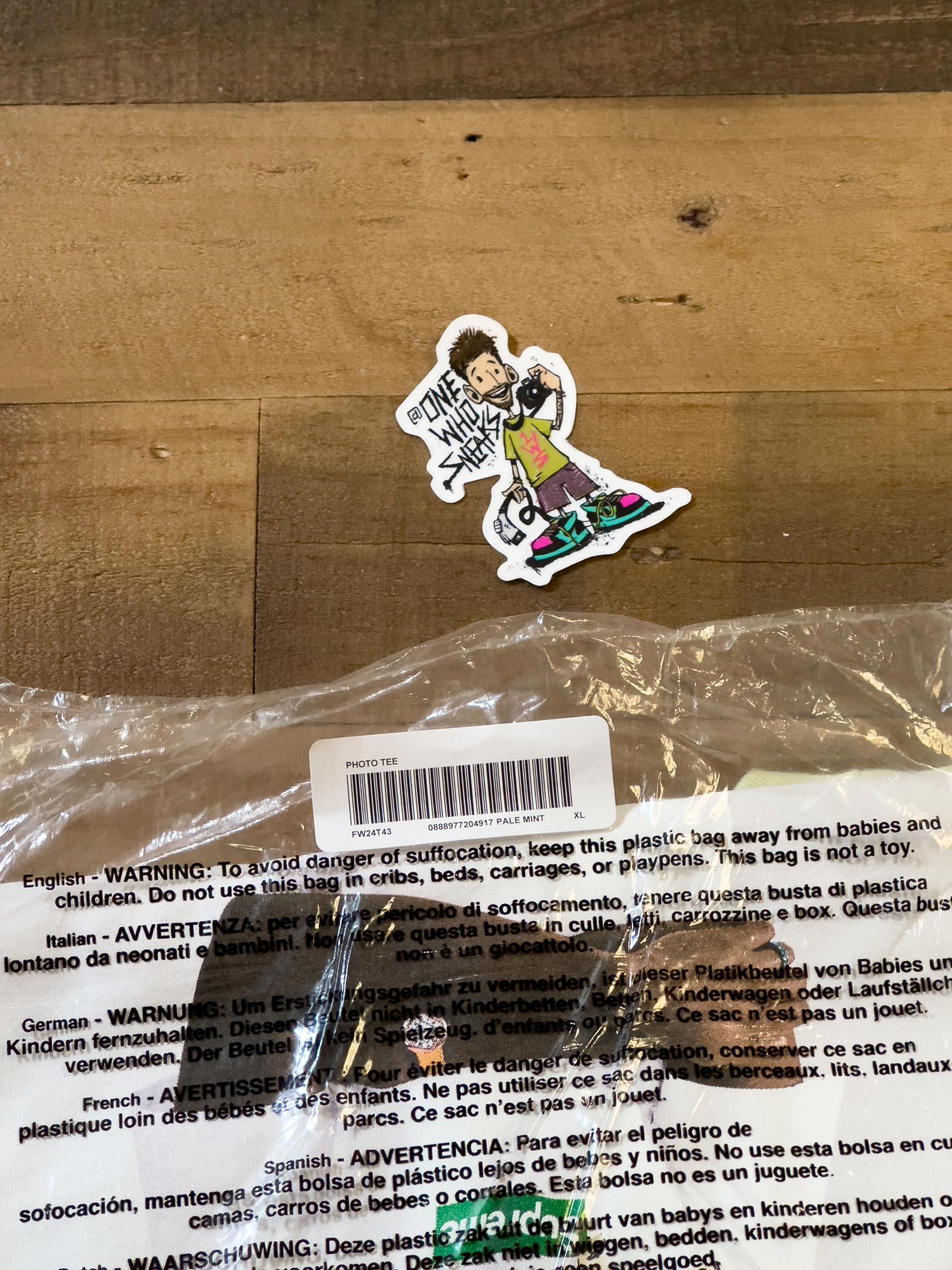 Supreme Supreme Tyler, The Creator Tee & Box Logo Sticker Size XL Size US XL / EU 56 / 4 - 6 Thumbnail