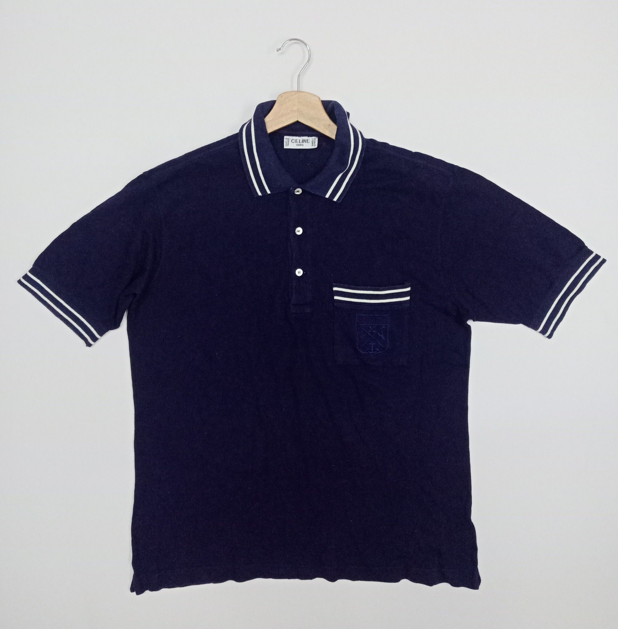 Celine Celine Embroid Polo #D Size US L / EU 52-54 / 3 - 1 Thumbnail