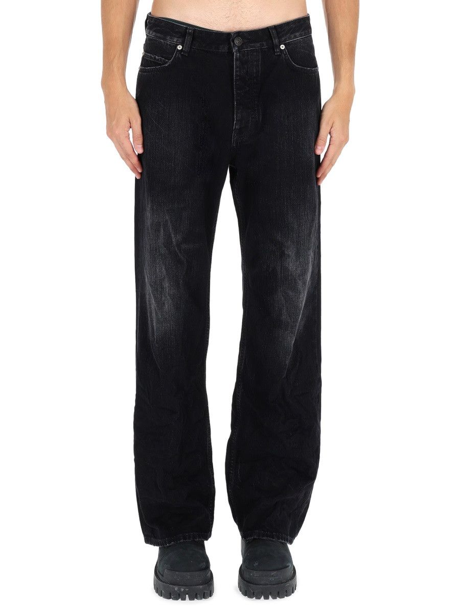 Balenciaga BALENCIAGA DECONSTRUCTED JEANS - BLACK (JEANS 31) Size US 31 - 1 Thumbnail