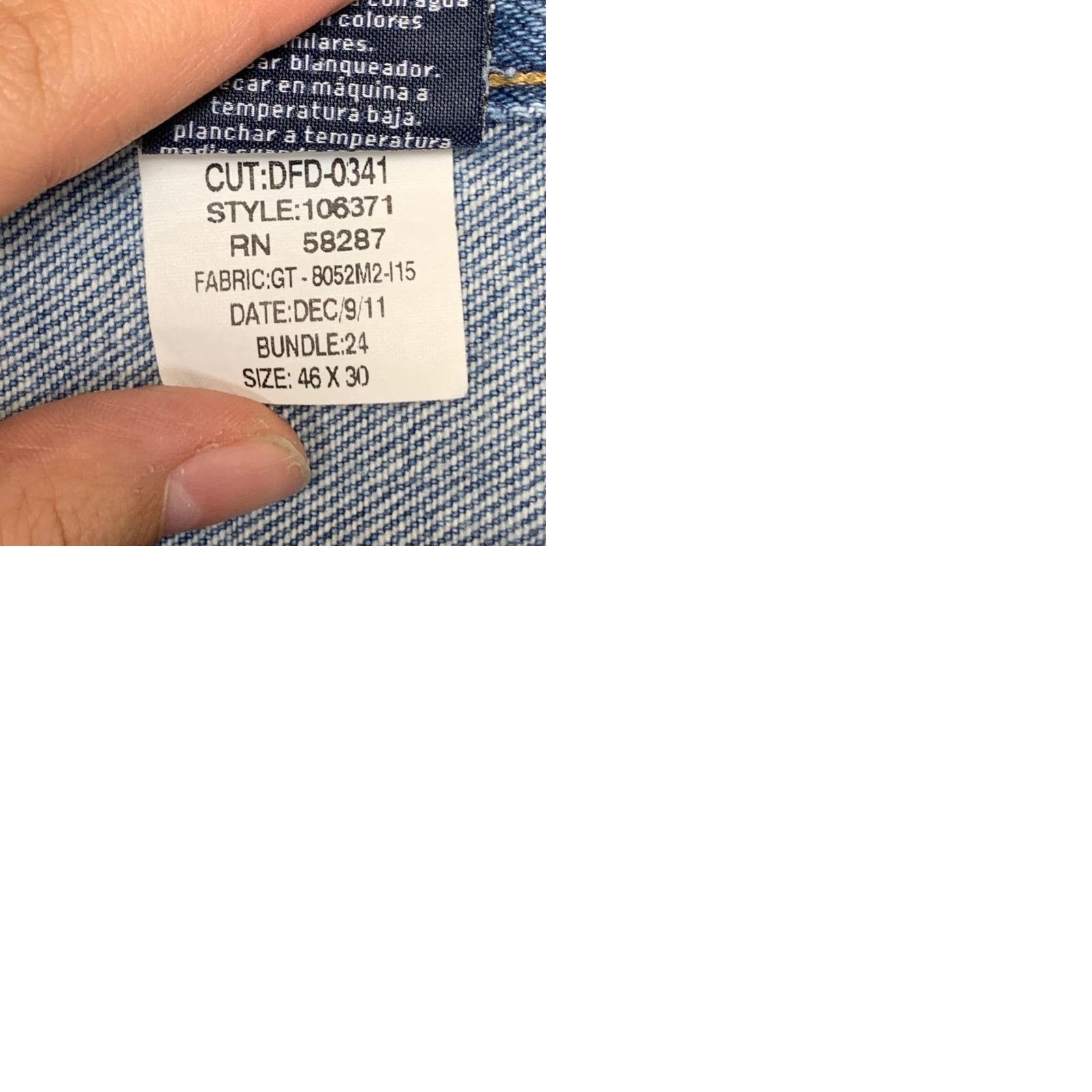 Faded Glory Faded Glory Jeans Mens 46x30 Blue Denim Cotton Relaxed Fit Straight Leg Outdoor Jeans Mens 46 Blue Cotton Denim Relaxed Straight Leg 5-Pocket Modern Size US 30 / EU 46 - 10 Thumbnail