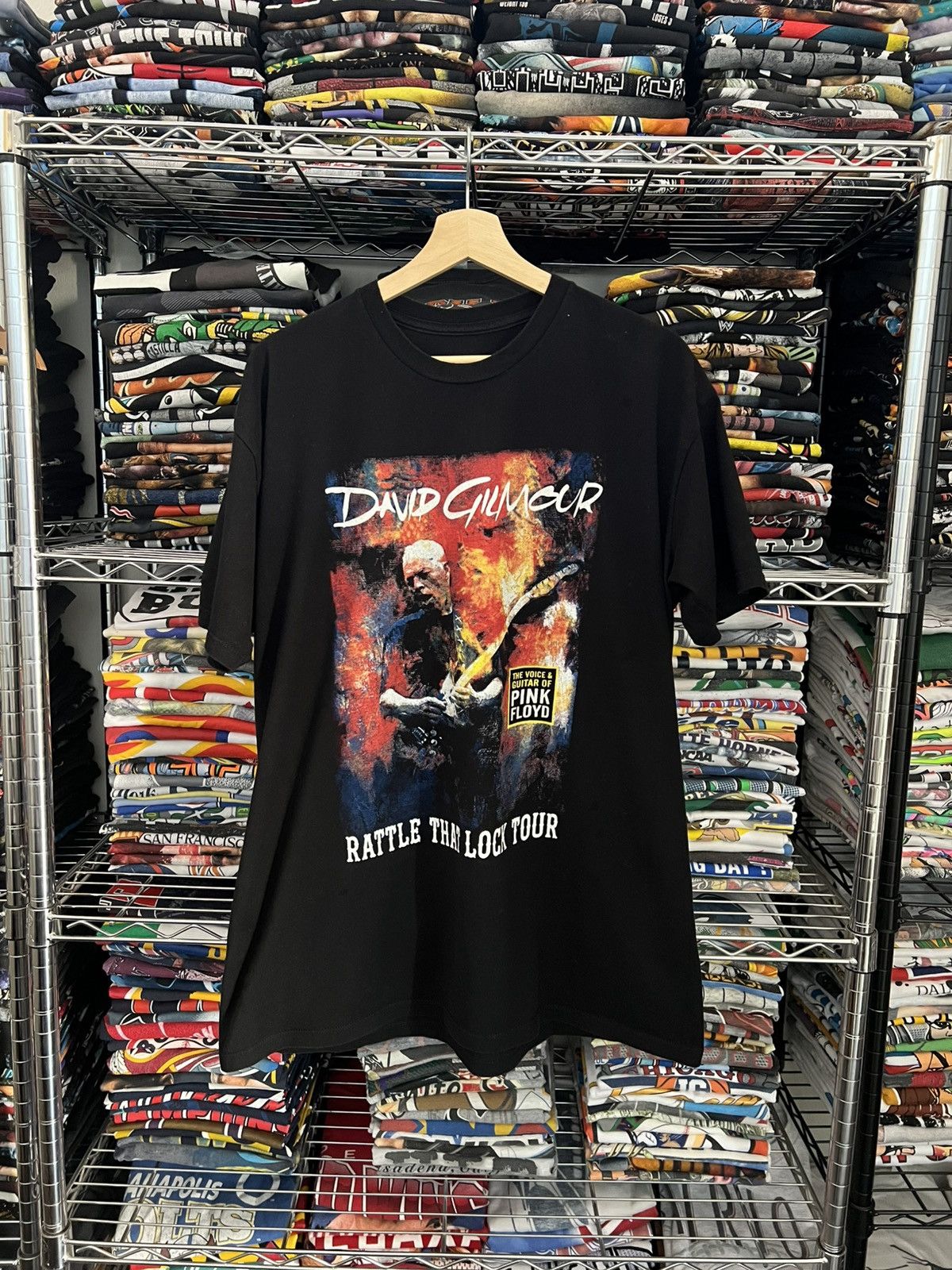 Band Tees 2016 David Gilmour Rattle that Lock Tour Voice Pink Floyd Size US XL / EU 56 / 4 - 1 Thumbnail