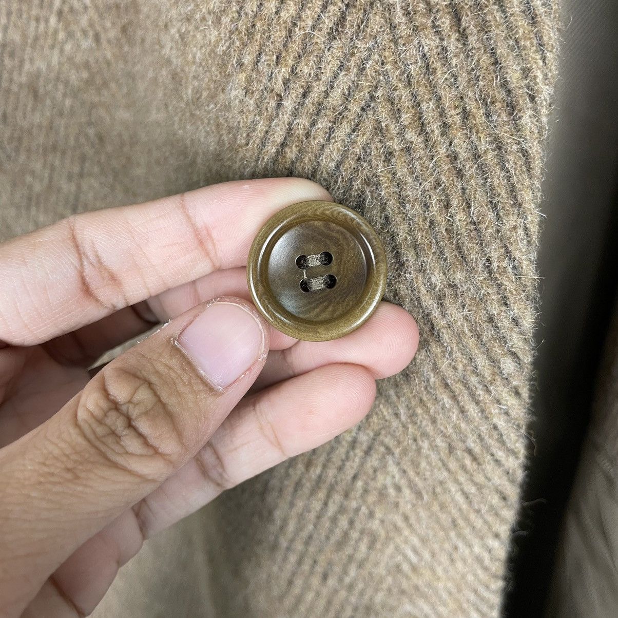 Designer × Japanese Brand × Kenzo 💥KENZO RICH BROWN LONG COAT JACKET Size US M / EU 48-50 / 2 - 14 Thumbnail