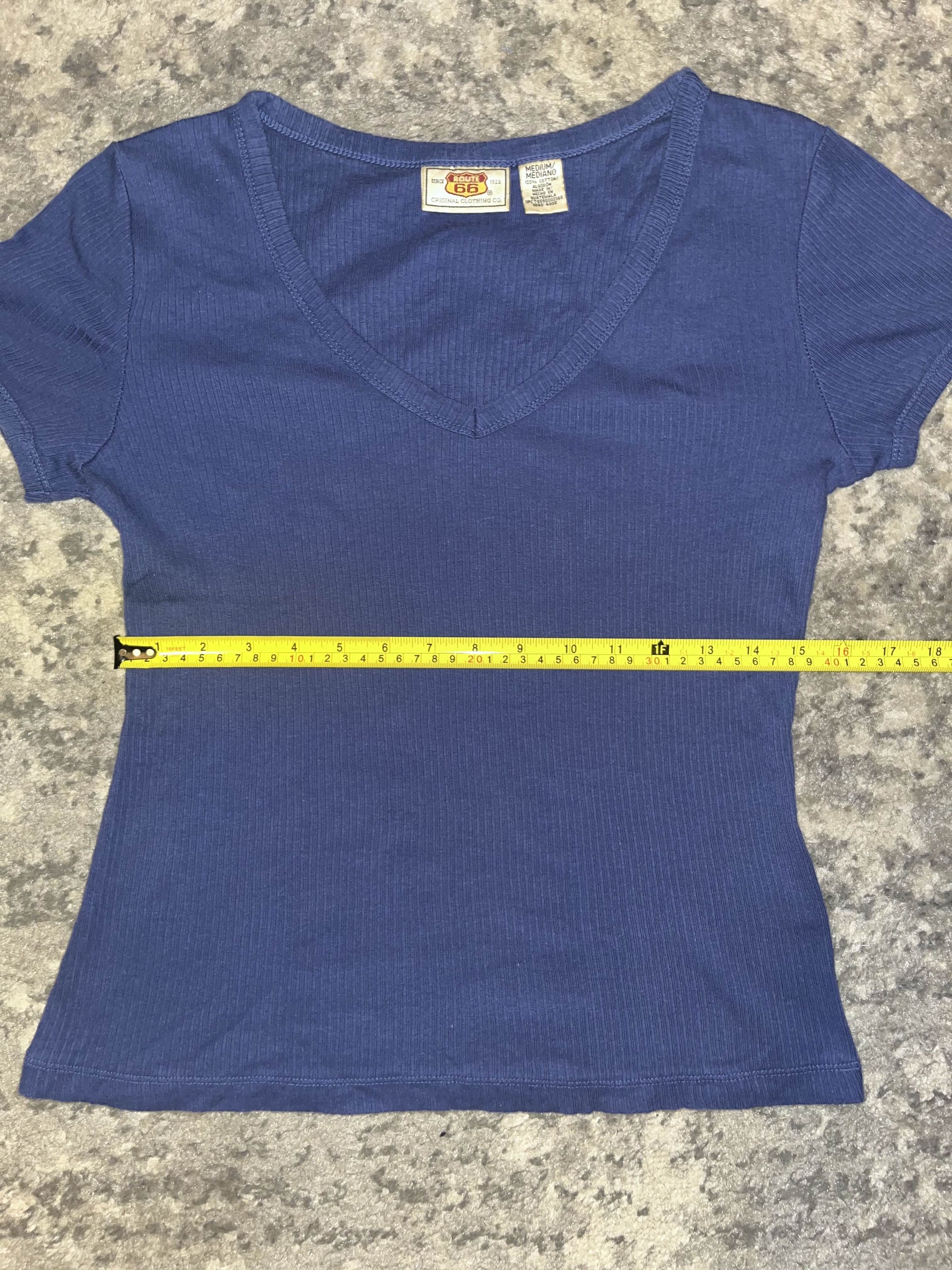 Route 66 Cute Y2K Route 66 Blue Blouse Size M / US 6-8 / IT 42-44 - 5 Thumbnail