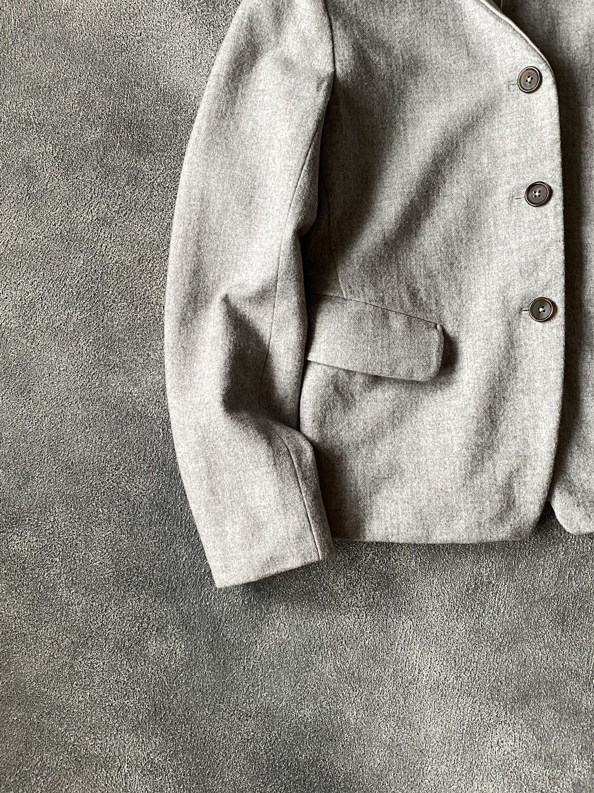 Jil Sander × Raf Simons × Vintage 2000`s Jil Sander By Raf Simons Wool Tailored Blazer Jacket Size XS / US 0-2 / IT 36-38 - 3 Thumbnail
