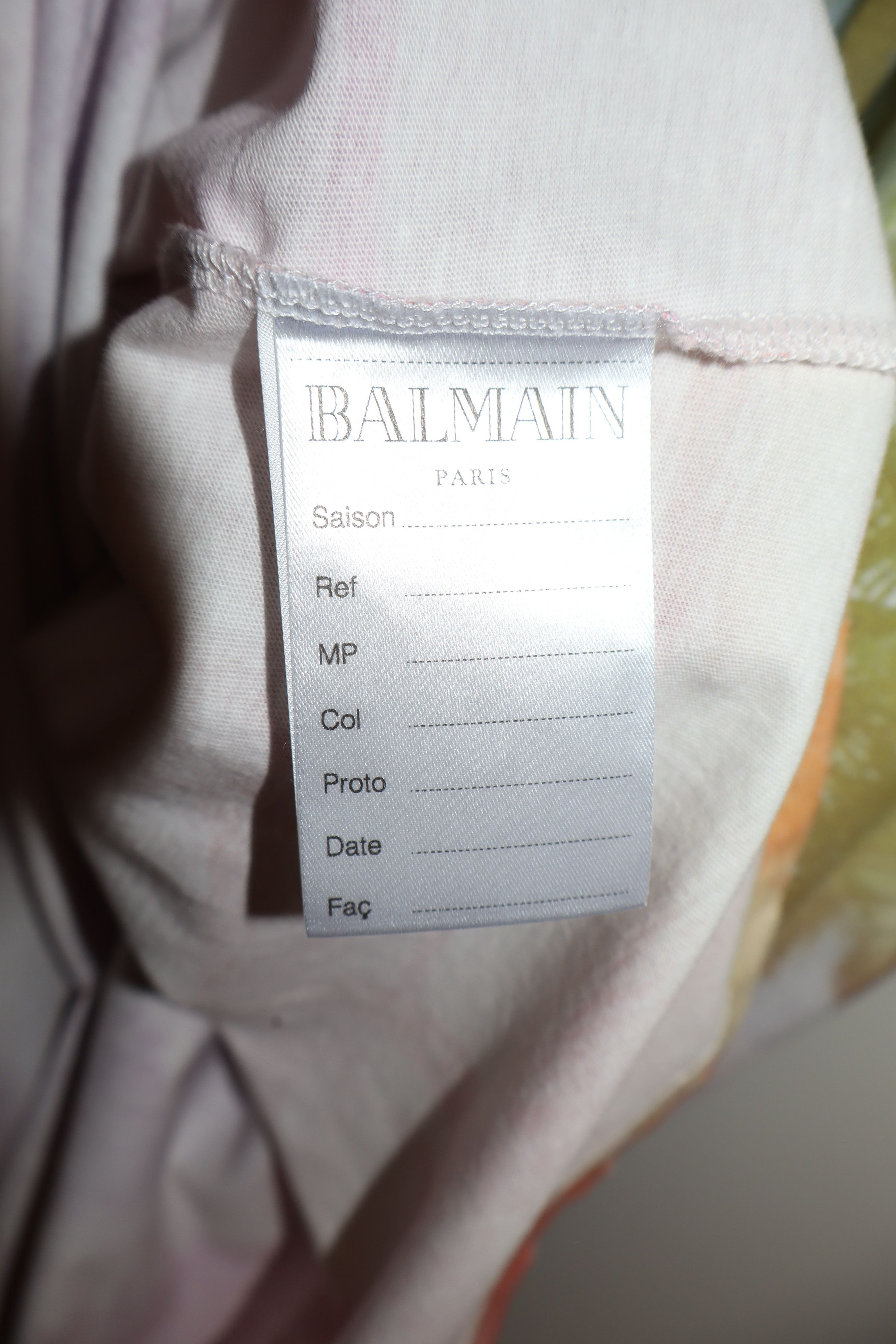 Balmain "summer" print tshirt Size US M / EU 48-50 / 2 - 10 Thumbnail