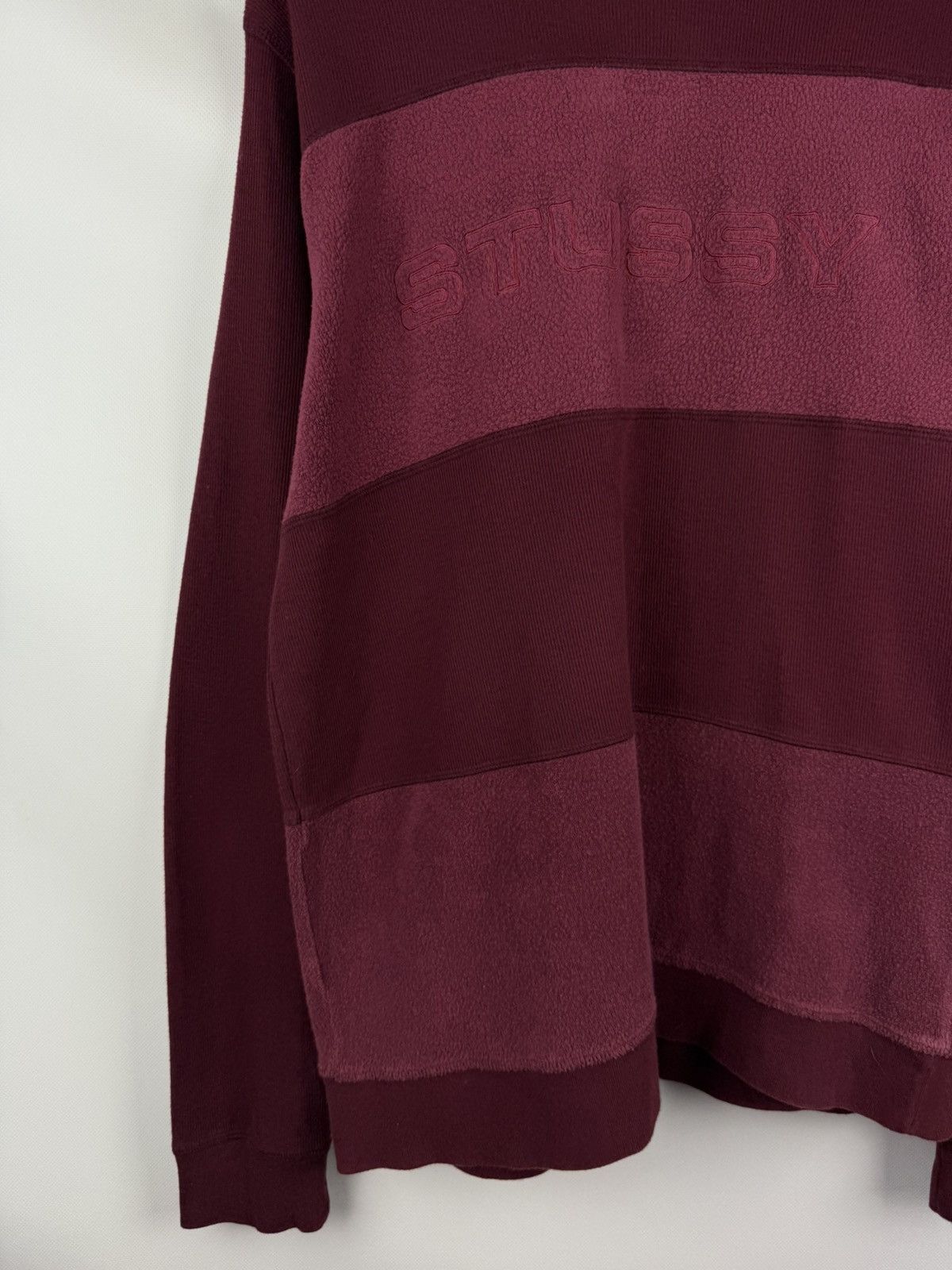 Stussy Stussy Men’s Big Logo Embroidered Sweater Pullover Size L Size US L / EU 52-54 / 3 - 5 Thumbnail