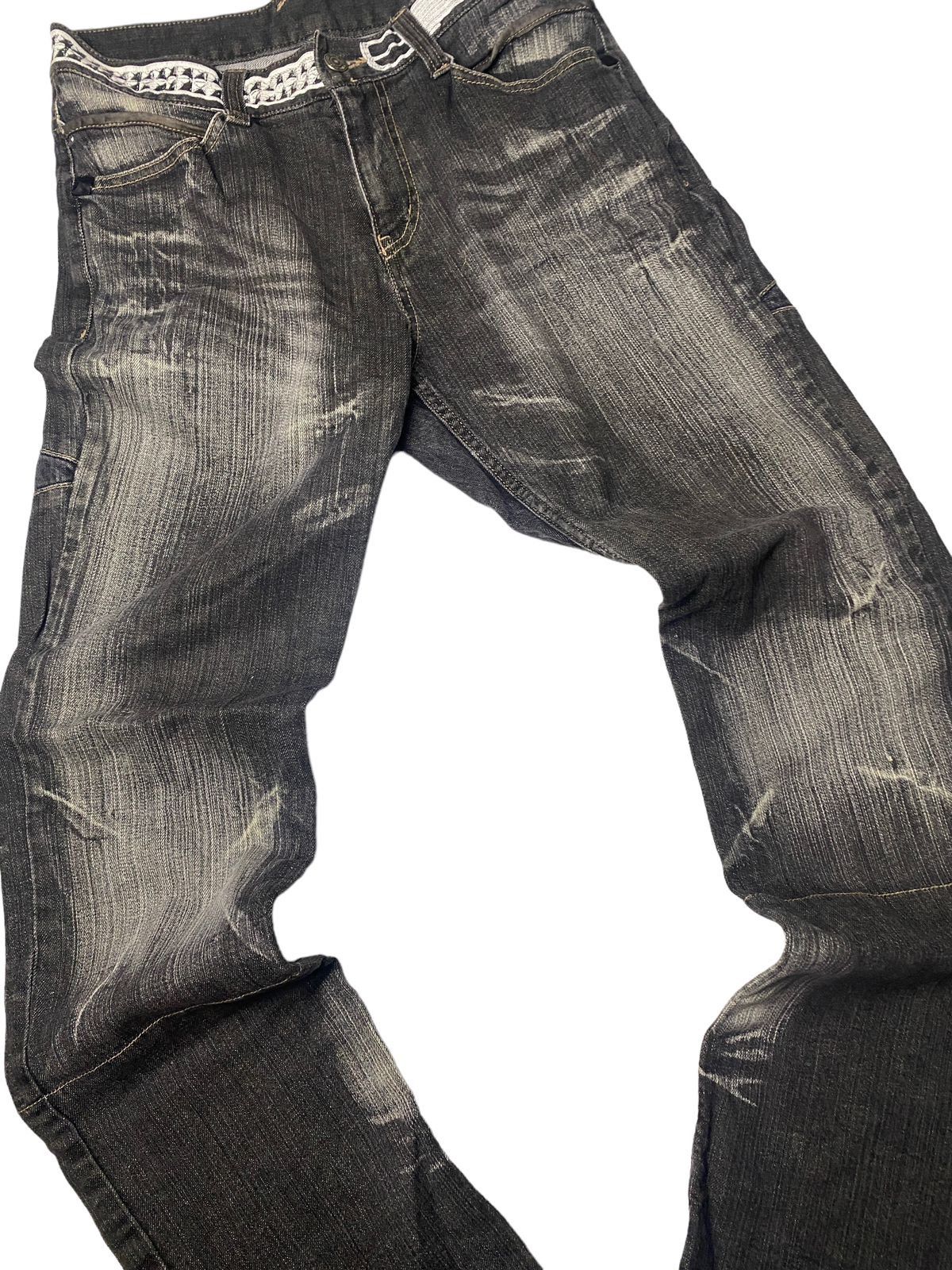 If Six Was Nine × Japanese Brand × Le Grande Bleu (L.G.B.) 2000's PPFM Flared Star Booze Piils Seawash Jeans Size US 29 - 8 Thumbnail
