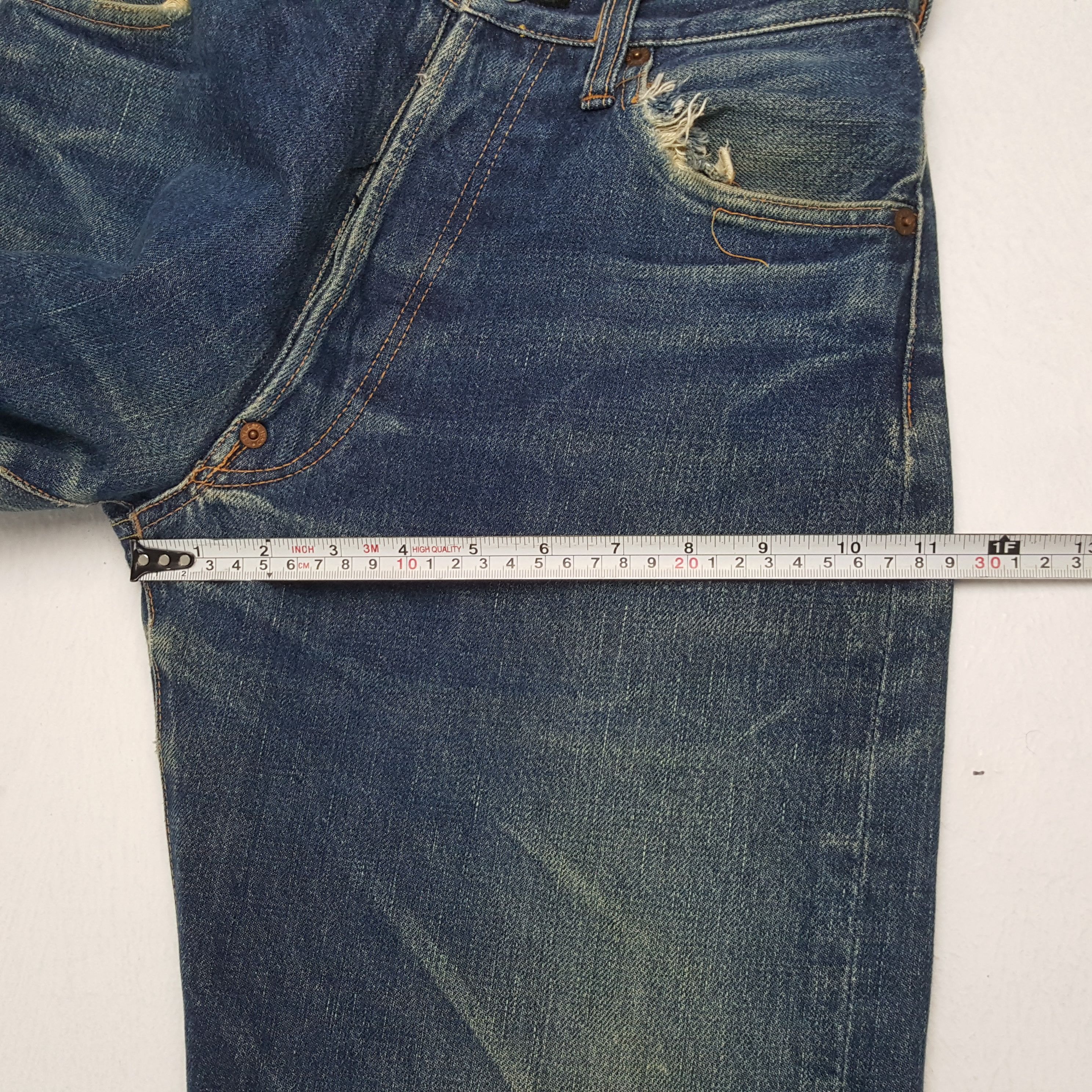 Evisu × Japanese Brand × Vintage EVIS Japanese Brand Streetwear Custom Daicock Style Jeans Size US 26 / EU 42 - 9 Thumbnail