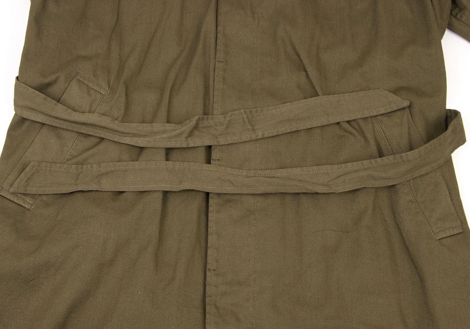 Yohji Yamamoto Yohji Yamamoto Hooded Coat in Khaki Size US M / EU 48-50 / 2 - 9 Thumbnail