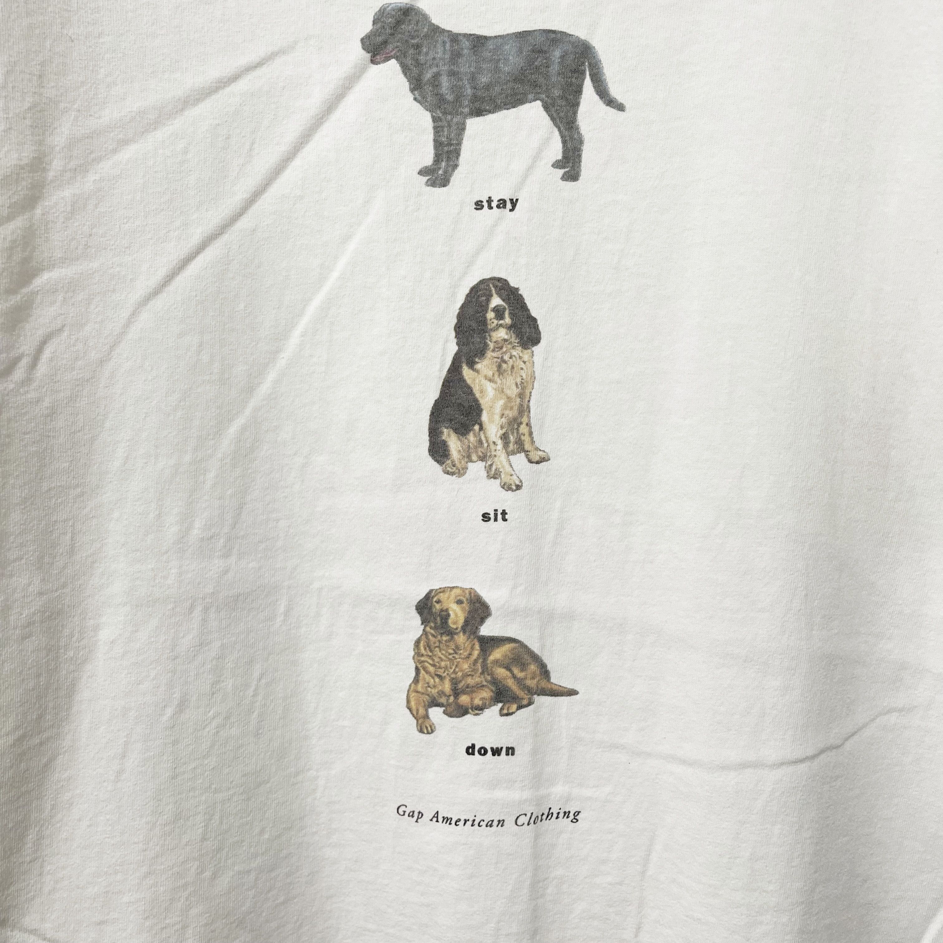 Gap Vintage 90s Gap Dog Graphic Crop Top Size XL / US 12-14 / IT 48-50 - 2 Thumbnail