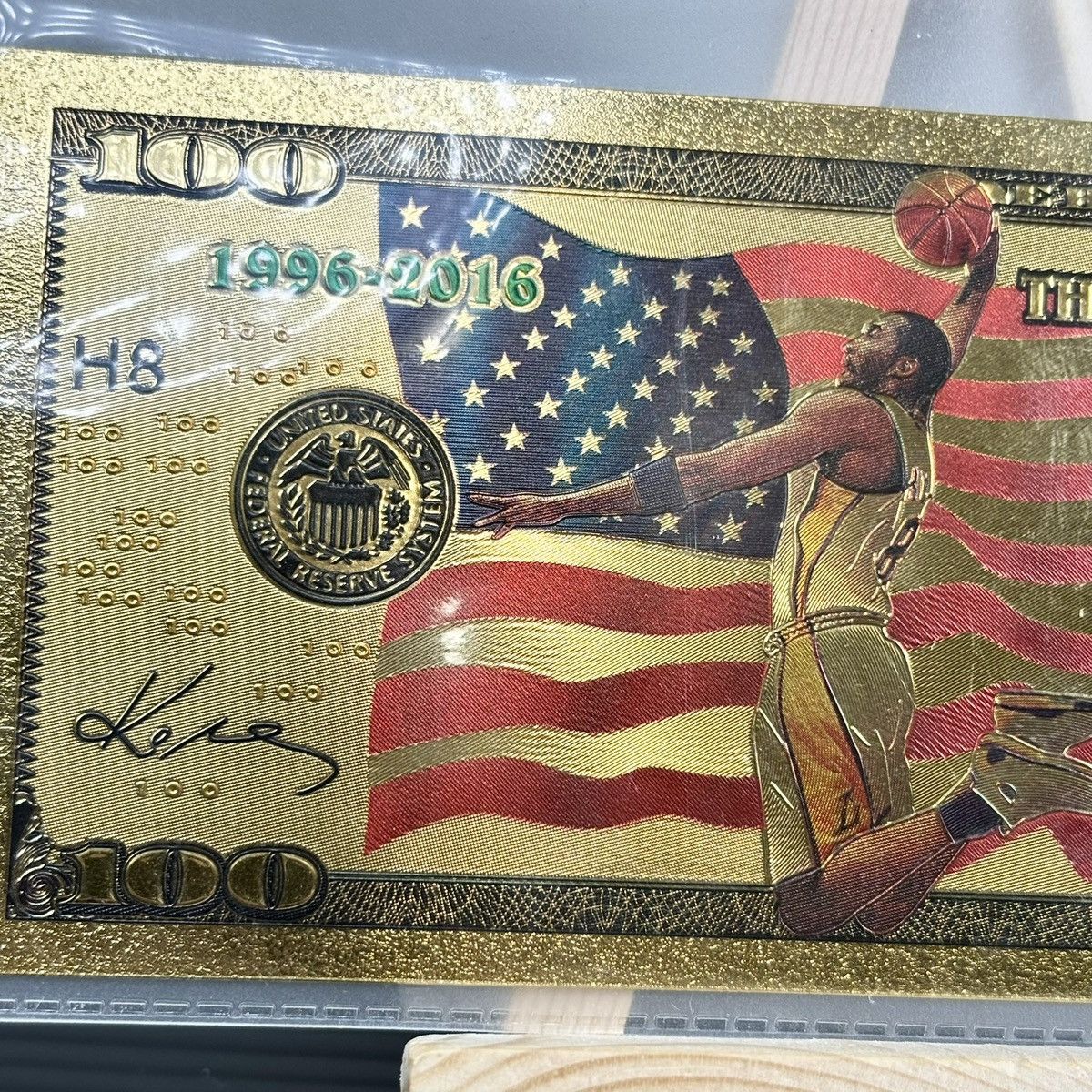Other Novelty 24k gold foil-plated collectible Kobe Bryant, Size ONE SIZE - 12 Thumbnail