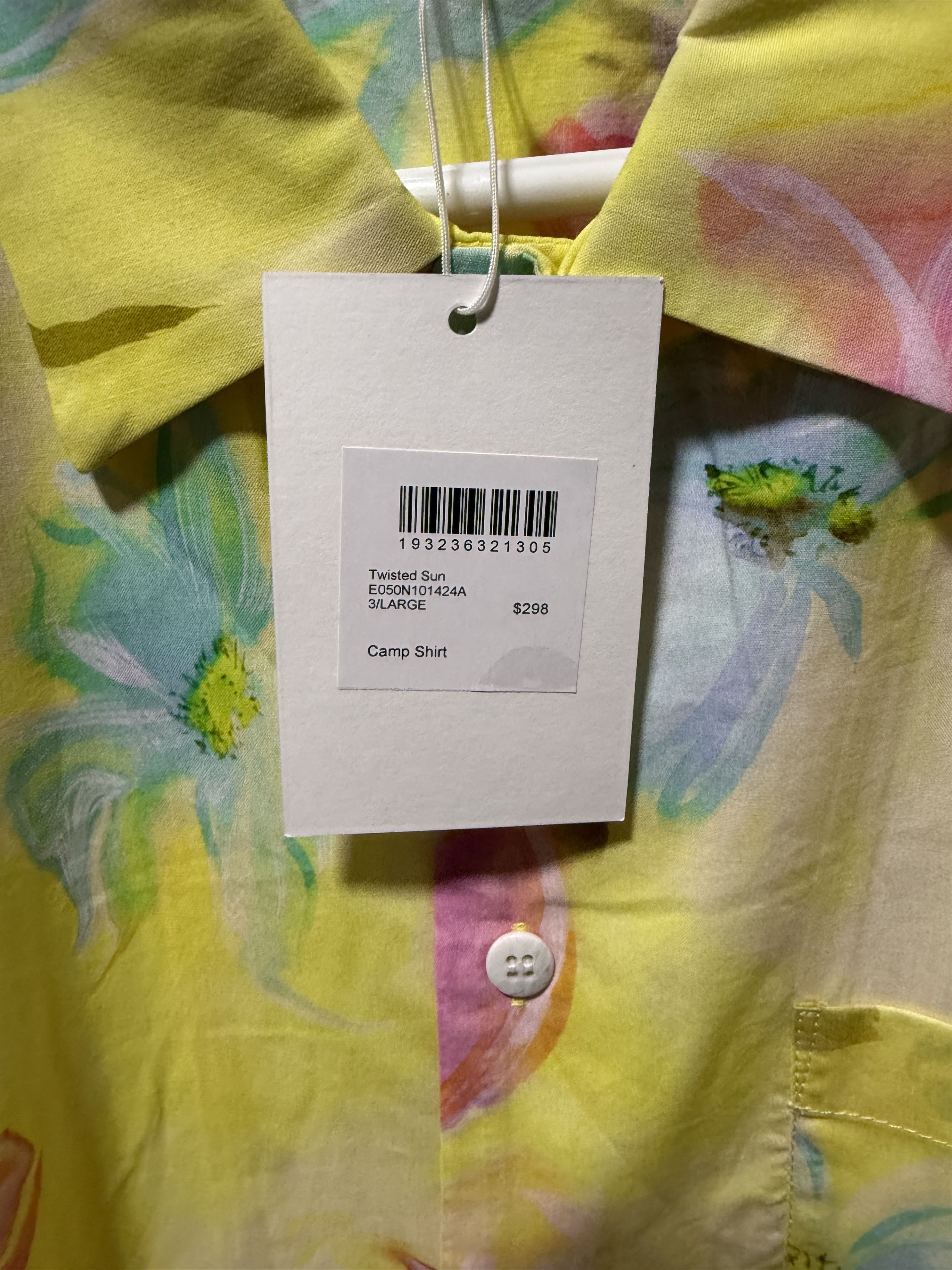 John Elliott John Elliott Camp Shirt 'Twisted Sun' Size US L / EU 52-54 / 3 - 2 Thumbnail
