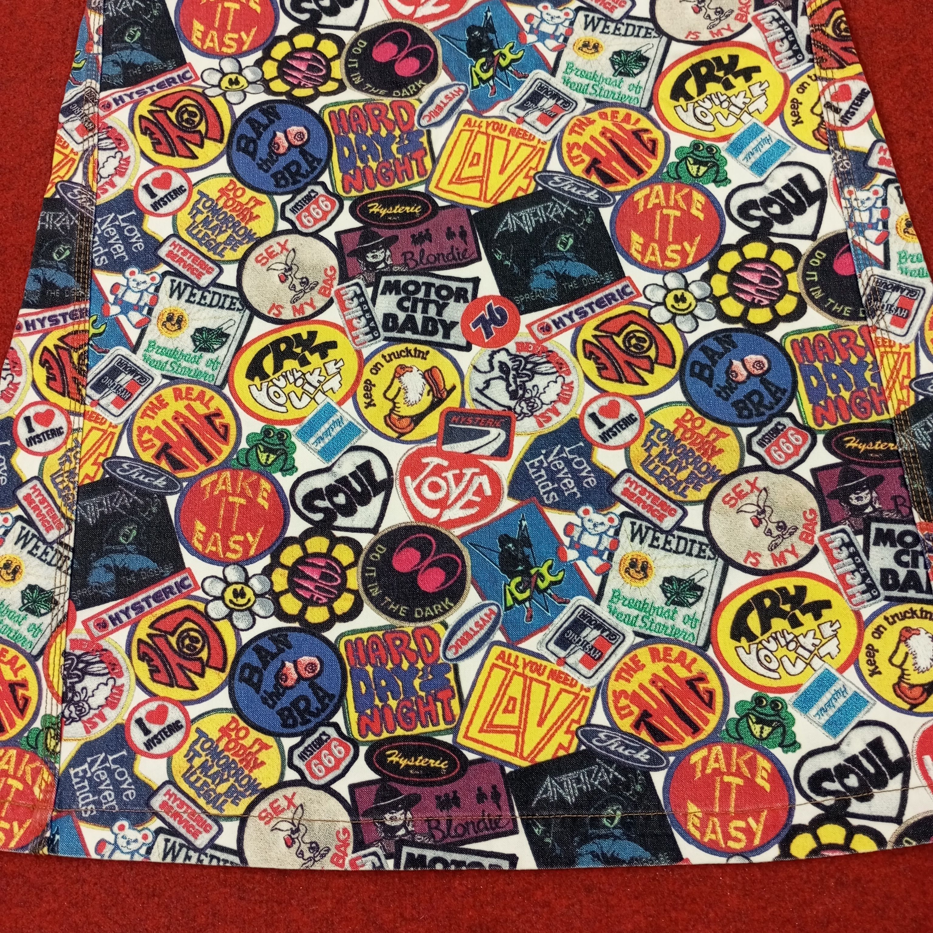 Hysteric Glamour Hysteric Glamour Fullprint Design Fashion Skirt c235n15 Size 26" / US 2 / IT 38 - 3 Thumbnail