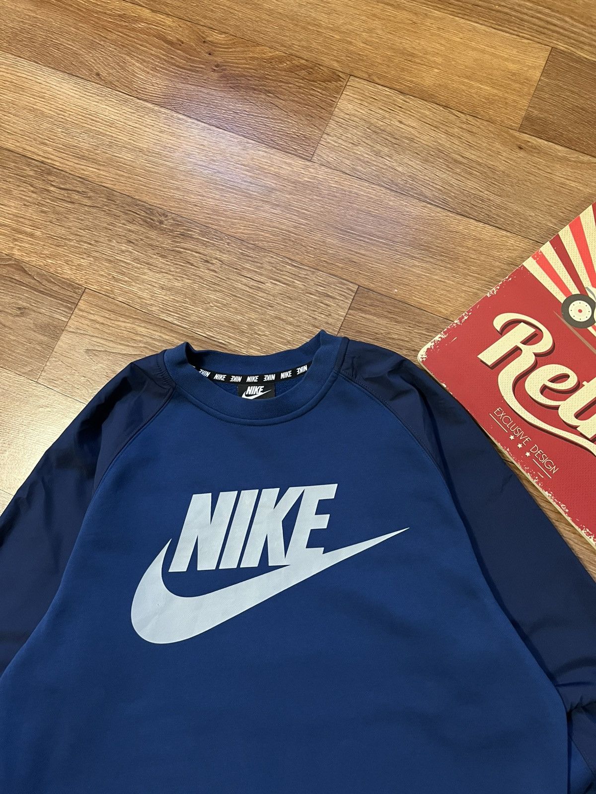 Nike Nike Sportswear Hybrid Big Logo Club Fleece Sweatshirt Size US M / EU 48-50 / 2 - 3 Thumbnail