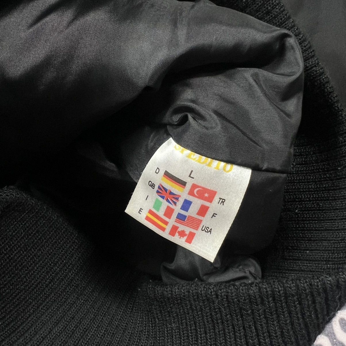 Vintage Y2K Japanese Gothic Opium Style Bondage Bomber