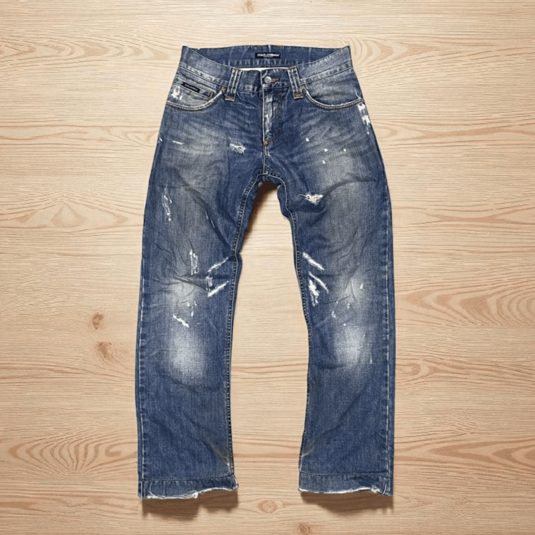 Dolce & Gabbana Vintage Dolce & Gabbana Distressed Denim Size US 32 / EU 48 - 1 Thumbnail
