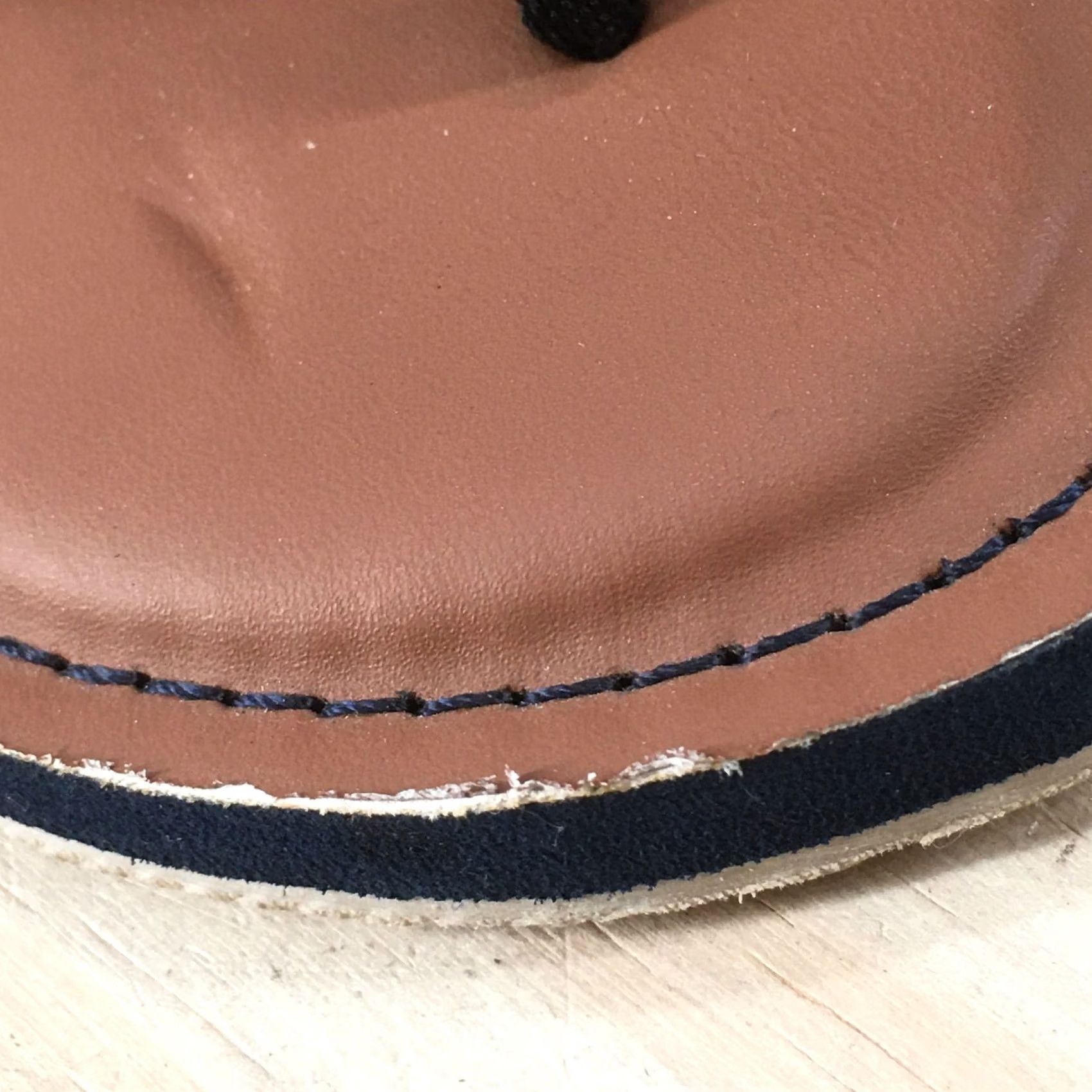 Chaps Chaps Sandals Womens 5-6 Casual Slip On Flip Flops Slippers Navy Blue Fabric Size US 6 / IT 36 - 4 Thumbnail
