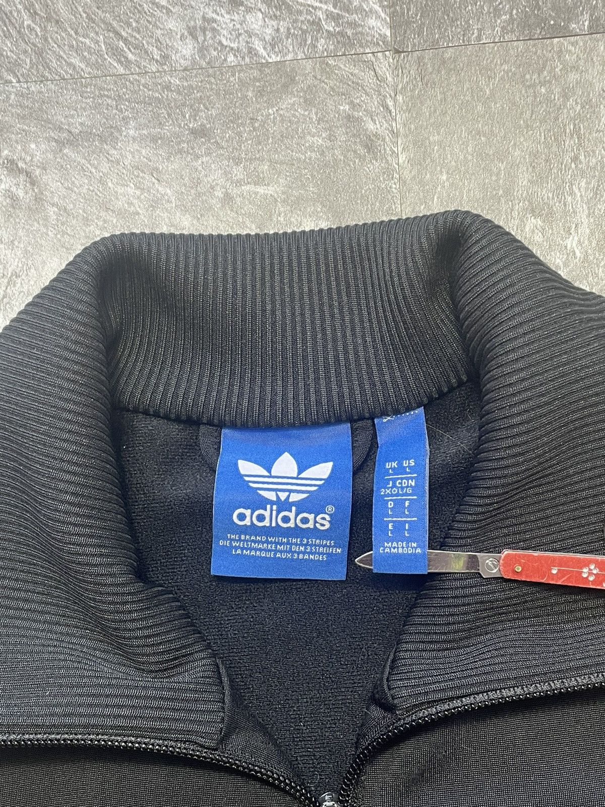 Adidas Vintage Adidas Track Jacket 00s Balenciaga Style Y2k Striped Size US L / EU 52-54 / 3 - 6 Thumbnail