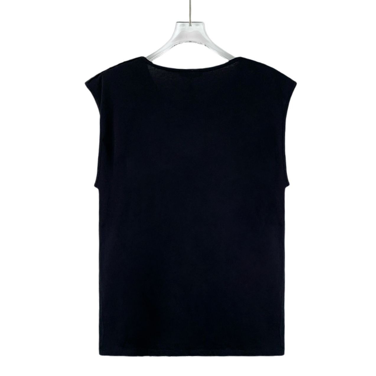 Balmain Balmain Black Logo Letter Printed Cotton Round-Neck Casual V Size M / US 6-8 / IT 42-44 - 8 Thumbnail