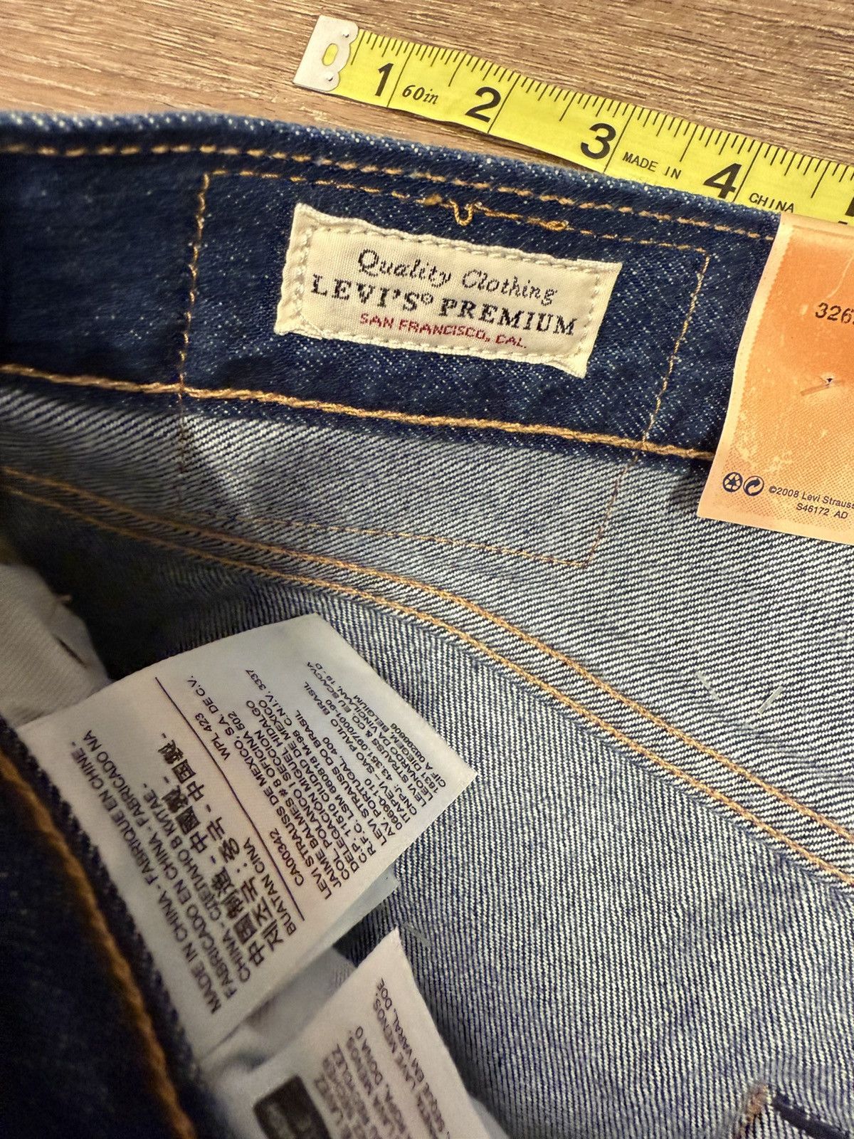 Levi's ***FINAL DROP***RARE BNWT LEVIS 501 REVERSE SELVEDGE 36x32 Size US 36 / EU 52 - 19 Thumbnail